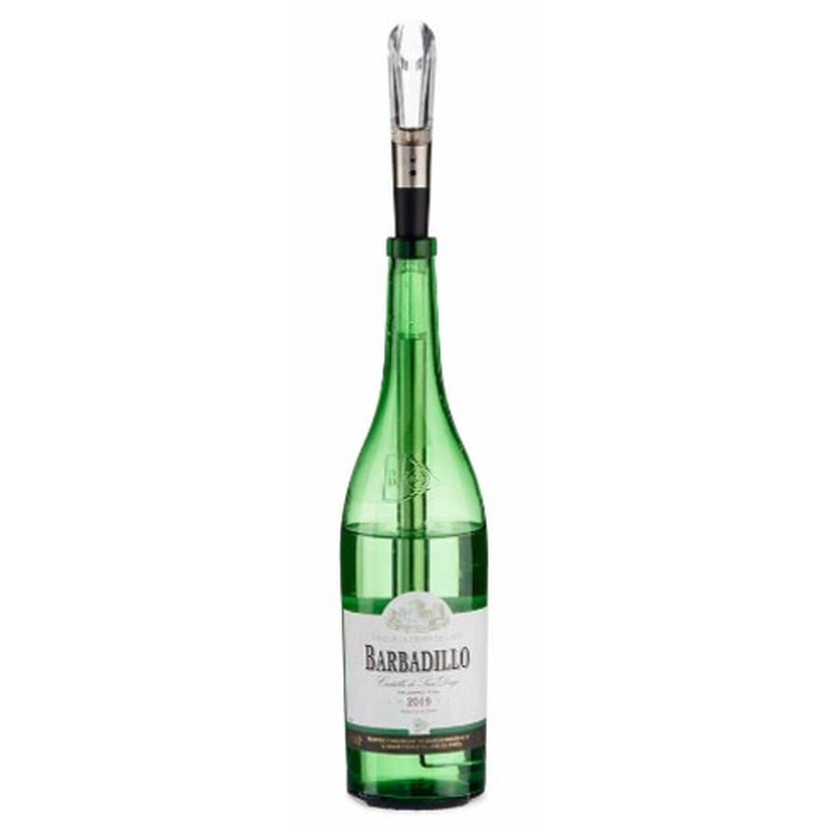 Wine Decanter Kinvara WP-009A Black TPE 3-in-1 (12 Units)