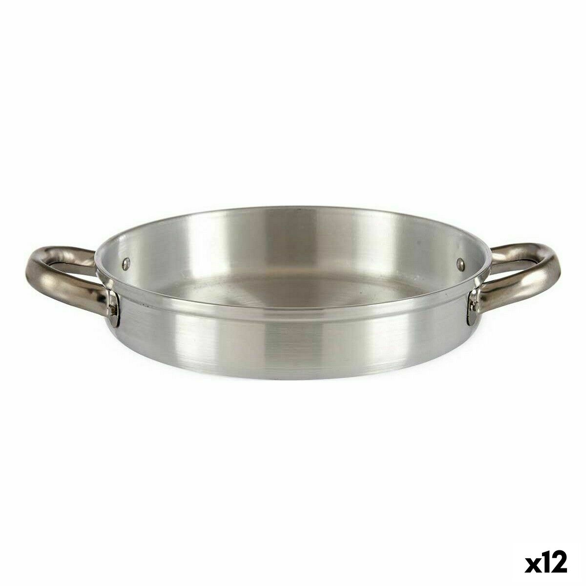 Pan Kinvara 100113 Silver Aluminium Ø 22 cm (12 Units) Pan Kinvara 100113 Silver Aluminium Ø 22 cm (12 Units)