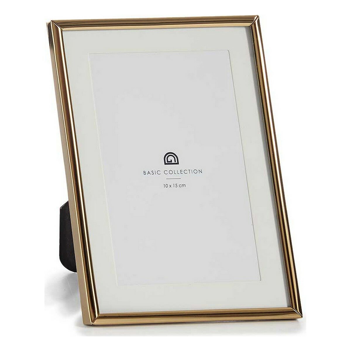 Photo frame MS610001-MAT GOLD Golden Crystal Steel (12 Units)