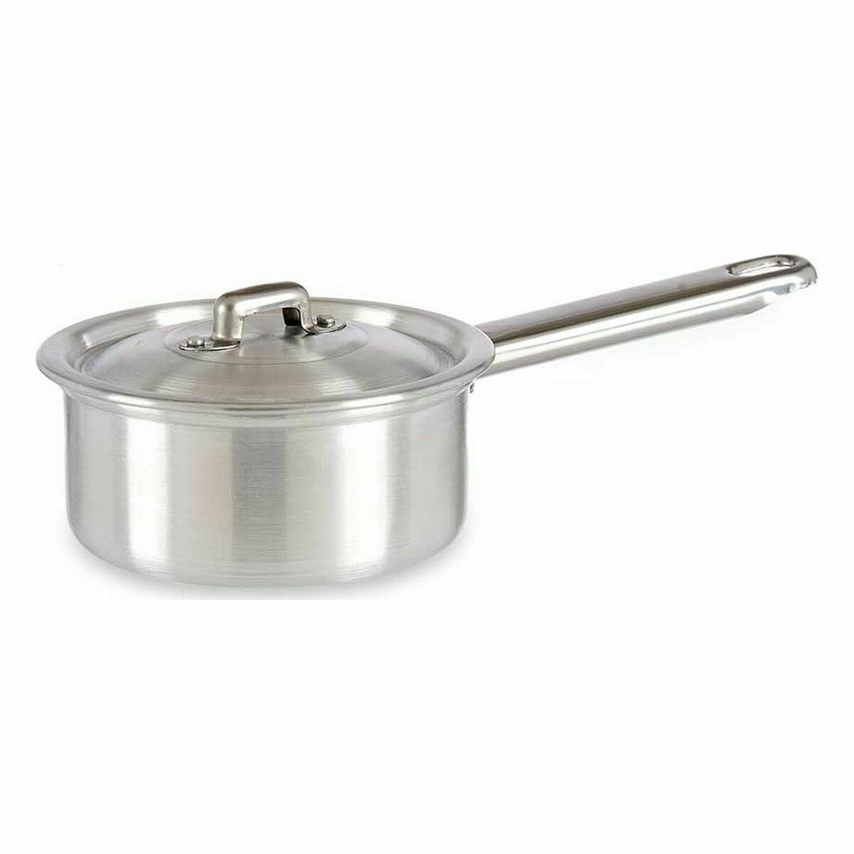 Saucepan with Lid Kinvara 100017 Silver Aluminium  12 cm 600 ml (10 Units)