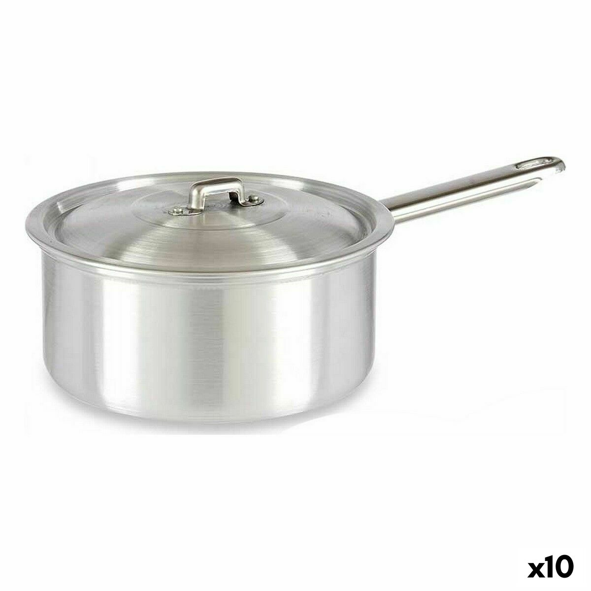 Saucepan with Lid Kinvara 100020 Silver Aluminium 2 L 20 x 12 x 35,5 cm (10 Units) Saucepan with Lid Kinvara 100020 Silver Aluminium 2 L 20 x 12 x 35,5 cm (10 Units)