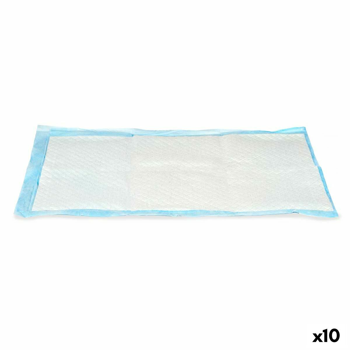 Puppy training pad 40 x 60 cm Blue White Paper Polyethylene (10 Units) Puppy training pad 40 x 60 cm Blue White Paper Polyethylene (10 Units)