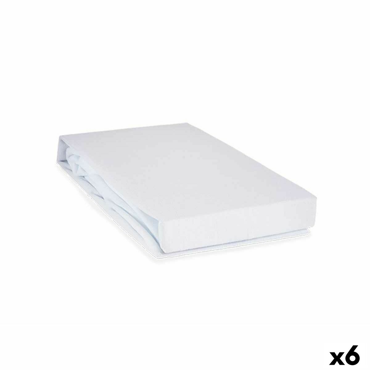 Mattress protector White 135 x 195 cm (6 Units) Mattress protector White 135 x 195 cm (6 Units)