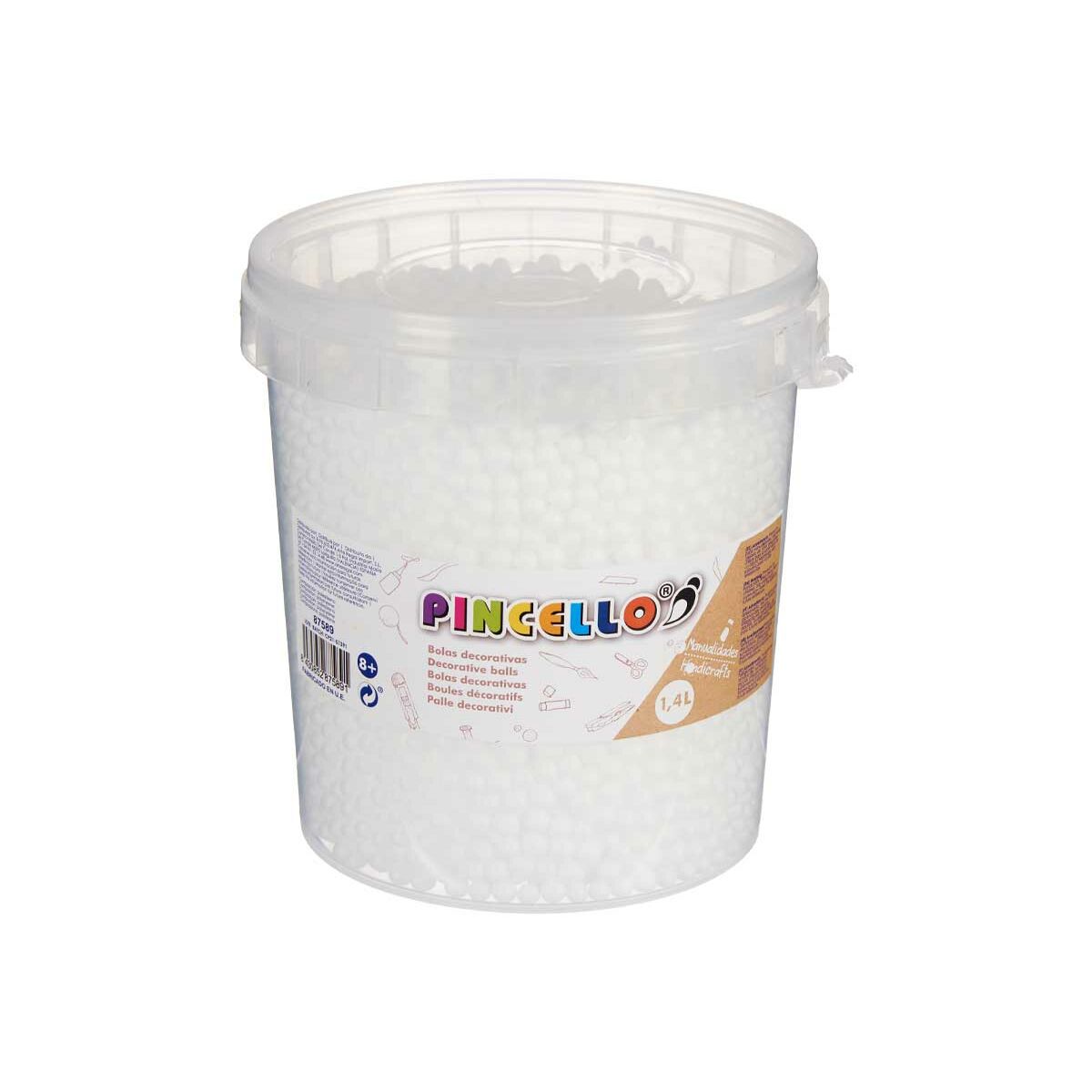 Materials for Handicrafts Pincello POLIESPAN-BL 13,5 x 14 x 14 cm Balls 6 Units