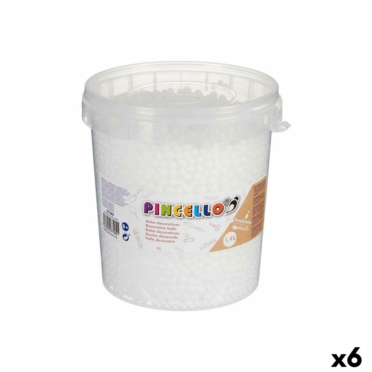 Materials for Handicrafts Pincello POLIESPAN-BL 13,5 x 14 x 14 cm Balls 6 Units Materials for Handicrafts Pincello POLIESPAN-BL 13,5 x 14 x 14 cm Balls 6 Units