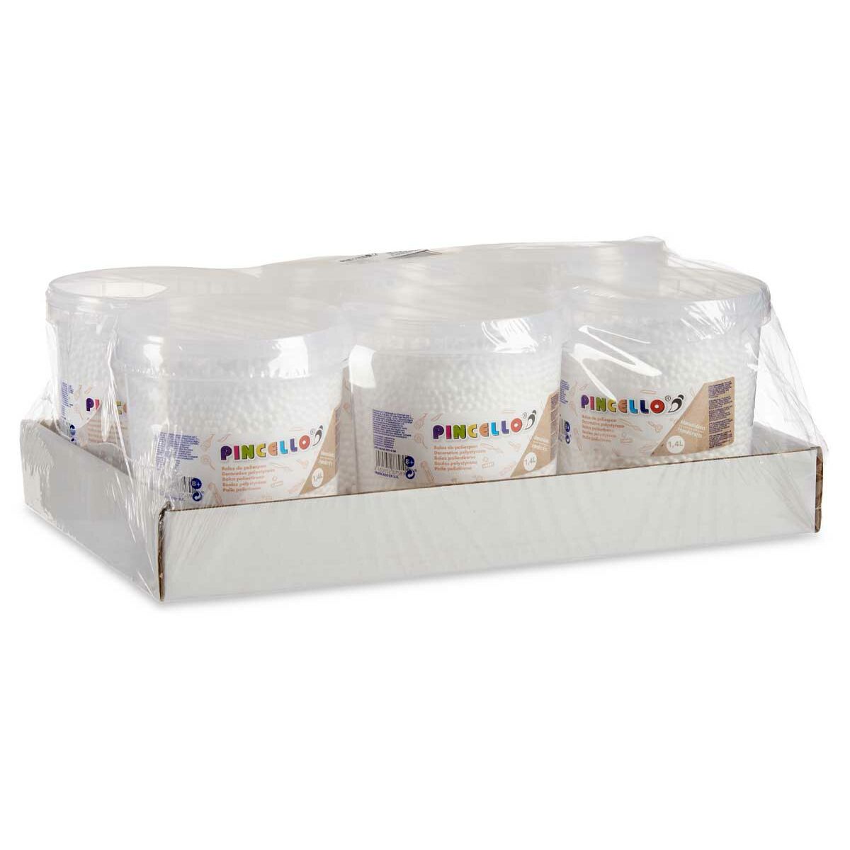 Materials for Handicrafts Pincello POLIESPAN-BL 13,5 x 14 x 14 cm Balls 6 Units