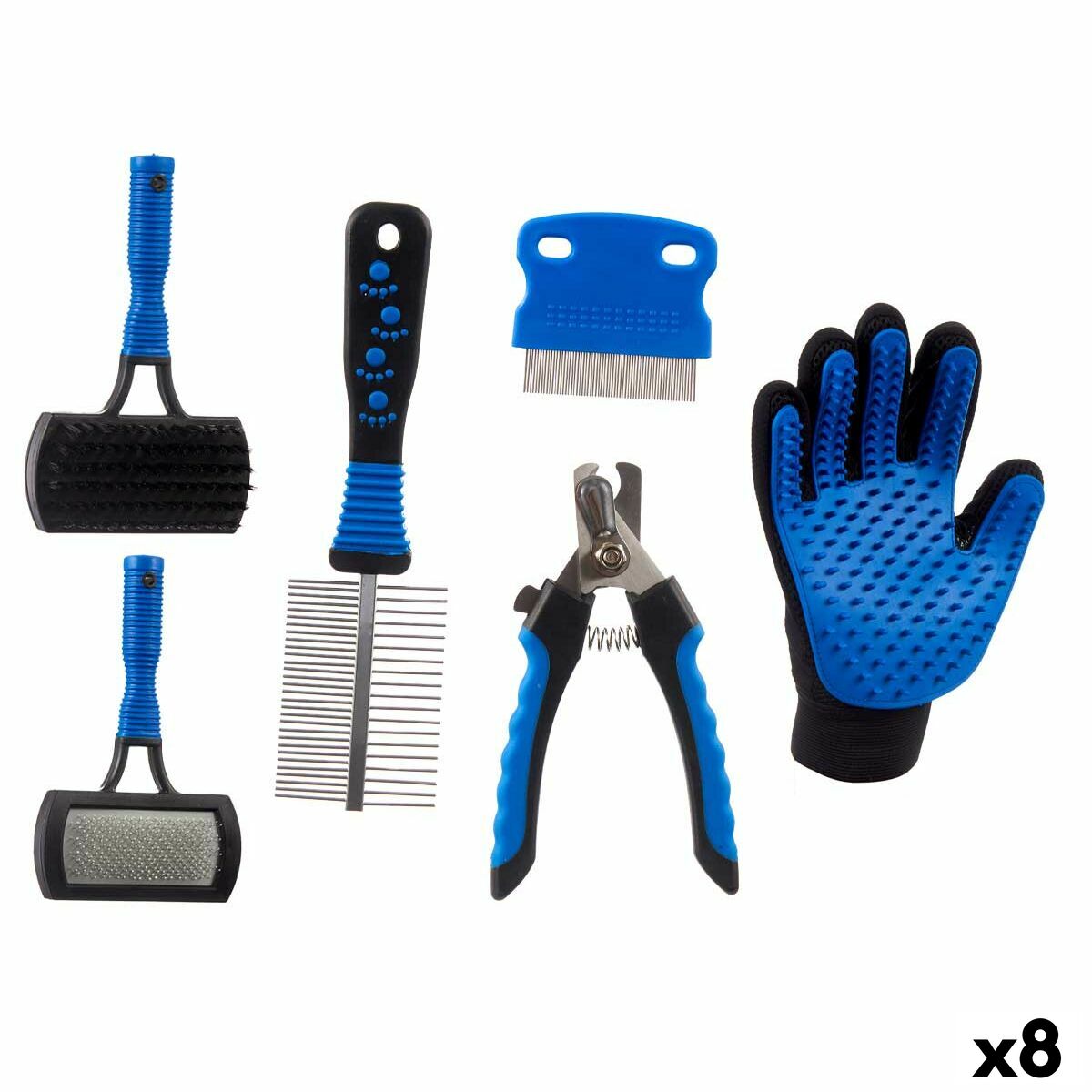 Hygiene set Pets Blue (8 Units) Hygiene set Pets Blue (8 Units)