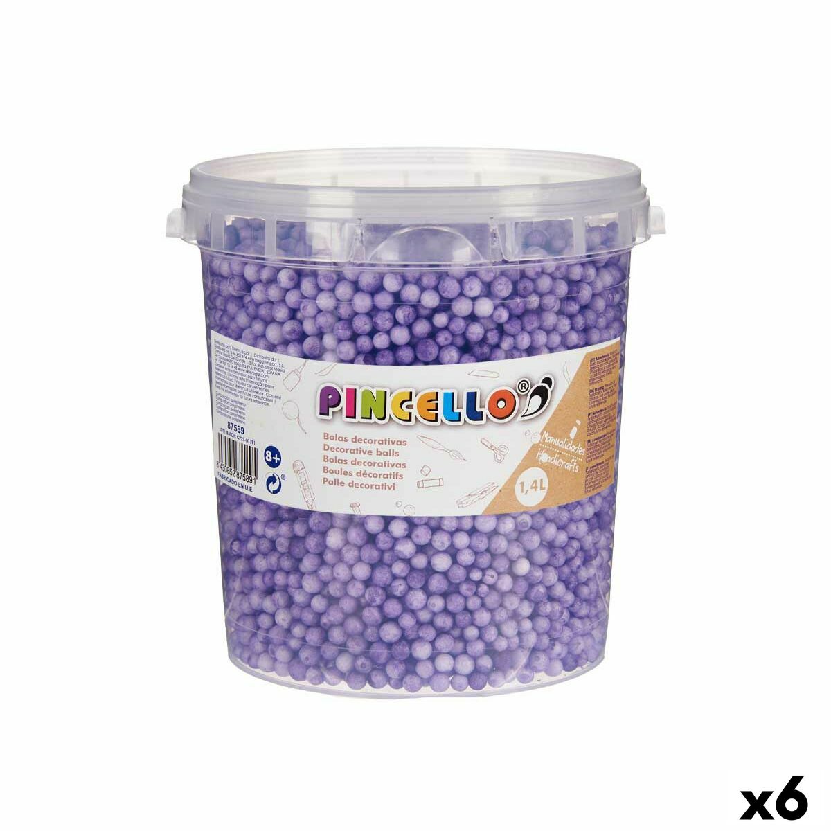 Materials for Handicrafts Pincello POLIESPAN-LI 13,5 x 14 x 14,5 cm Balls 6 Units Materials for Handicrafts Pincello POLIESPAN-LI 13,5 x 14 x 14,5 cm Balls 6 Units