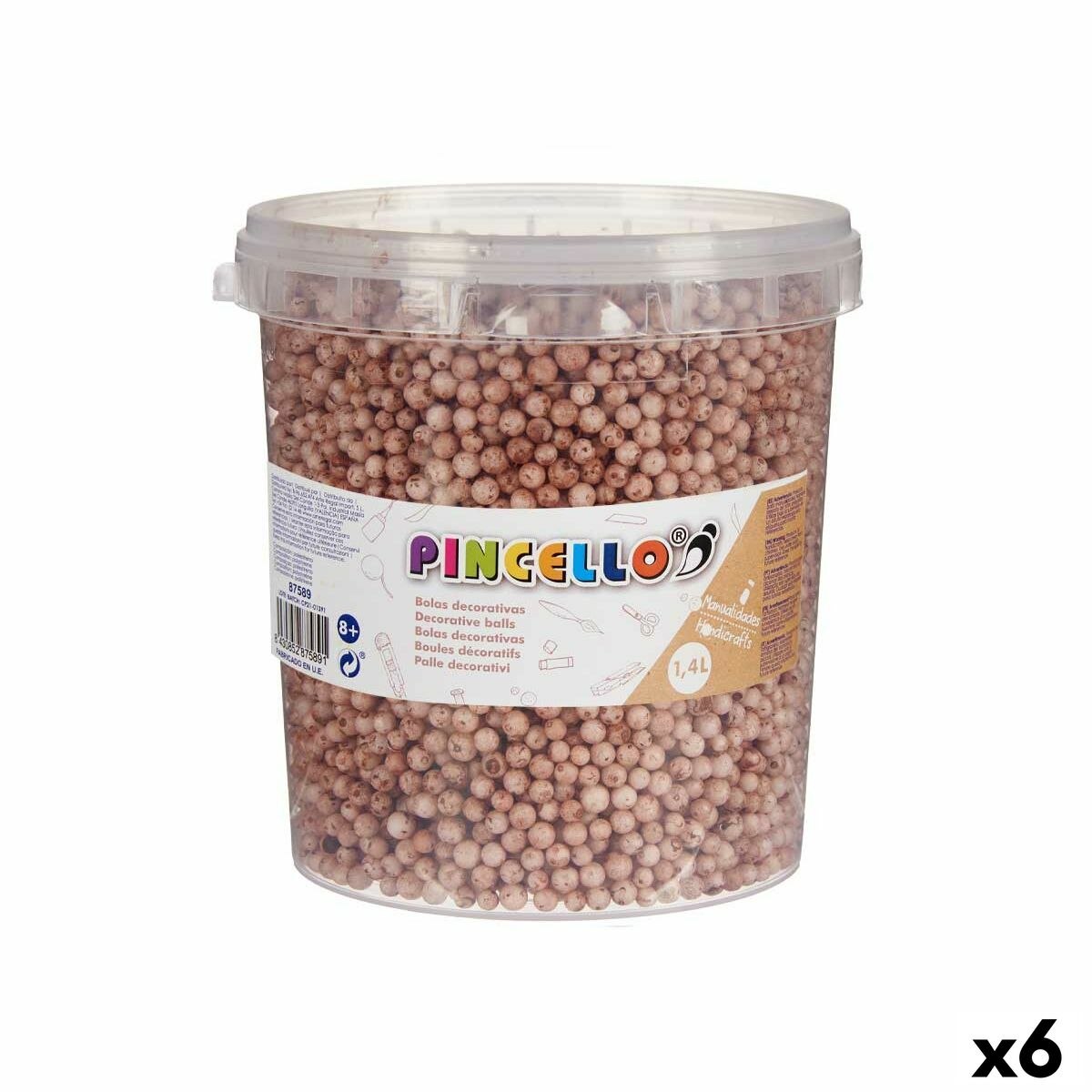 Materials for Handicrafts Pincello POLIESPAN-MR 13,5 x 14 x 14,5 cm Balls 6 Units Materials for Handicrafts Pincello POLIESPAN-MR 13,5 x 14 x 14,5 cm Balls 6 Units