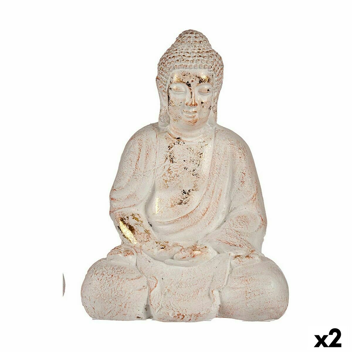 Decorative Garden Figure Ibergarden CC20436 Polyresin Buddha 22,5 x 41,5 x 29,5 cm (2 Units) Decorative Garden Figure Ibergarden CC20436 Polyresin Buddha 22,5 x 41,5 x 29,5 cm (2 Units)