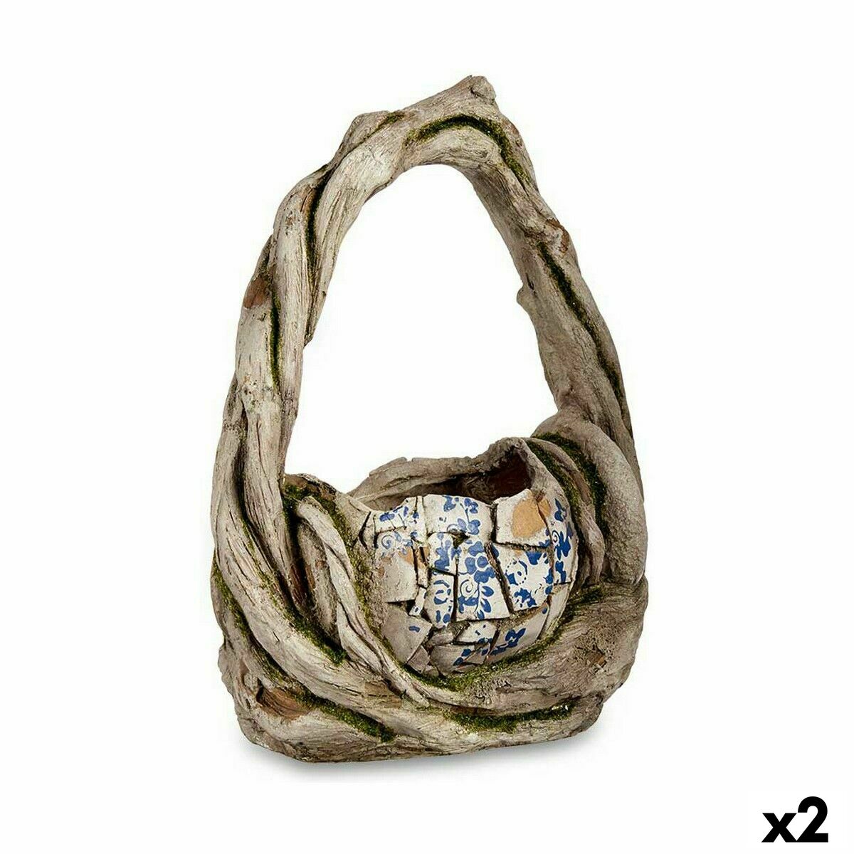 Decorative Garden Figure Ibergarden ZD19014 Polyresin Vase 17 x 44 x 34,5 cm (2 Units) Decorative Garden Figure Ibergarden ZD19014 Polyresin Vase 17 x 44 x 34,5 cm (2 Units)