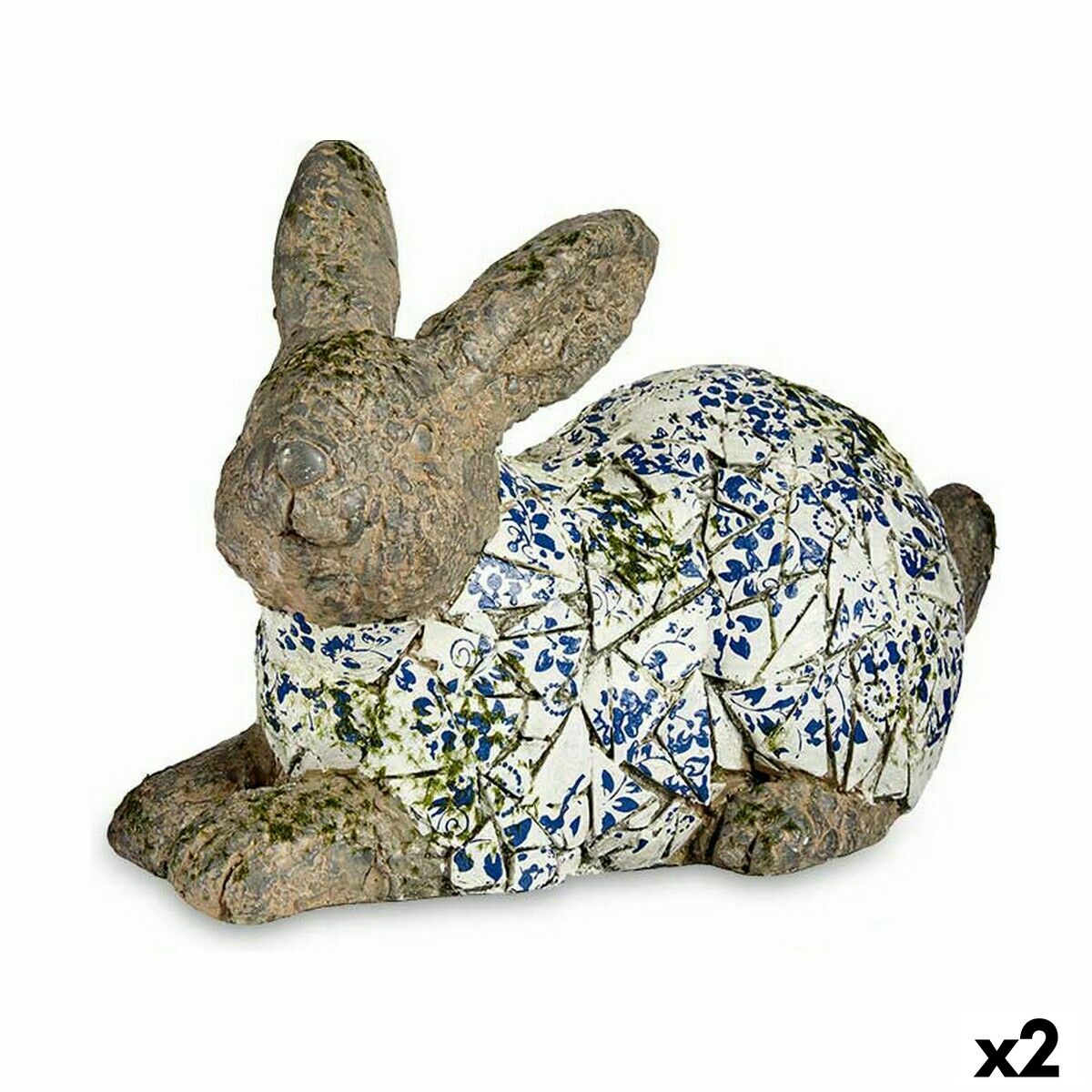 Decorative Garden Figure Ibergarden ZD18054 Polyresin Rabbit 20 x 29 x 40,5 cm (2 Units) Decorative Garden Figure Ibergarden ZD18054 Polyresin Rabbit 20 x 29 x 40,5 cm (2 Units)