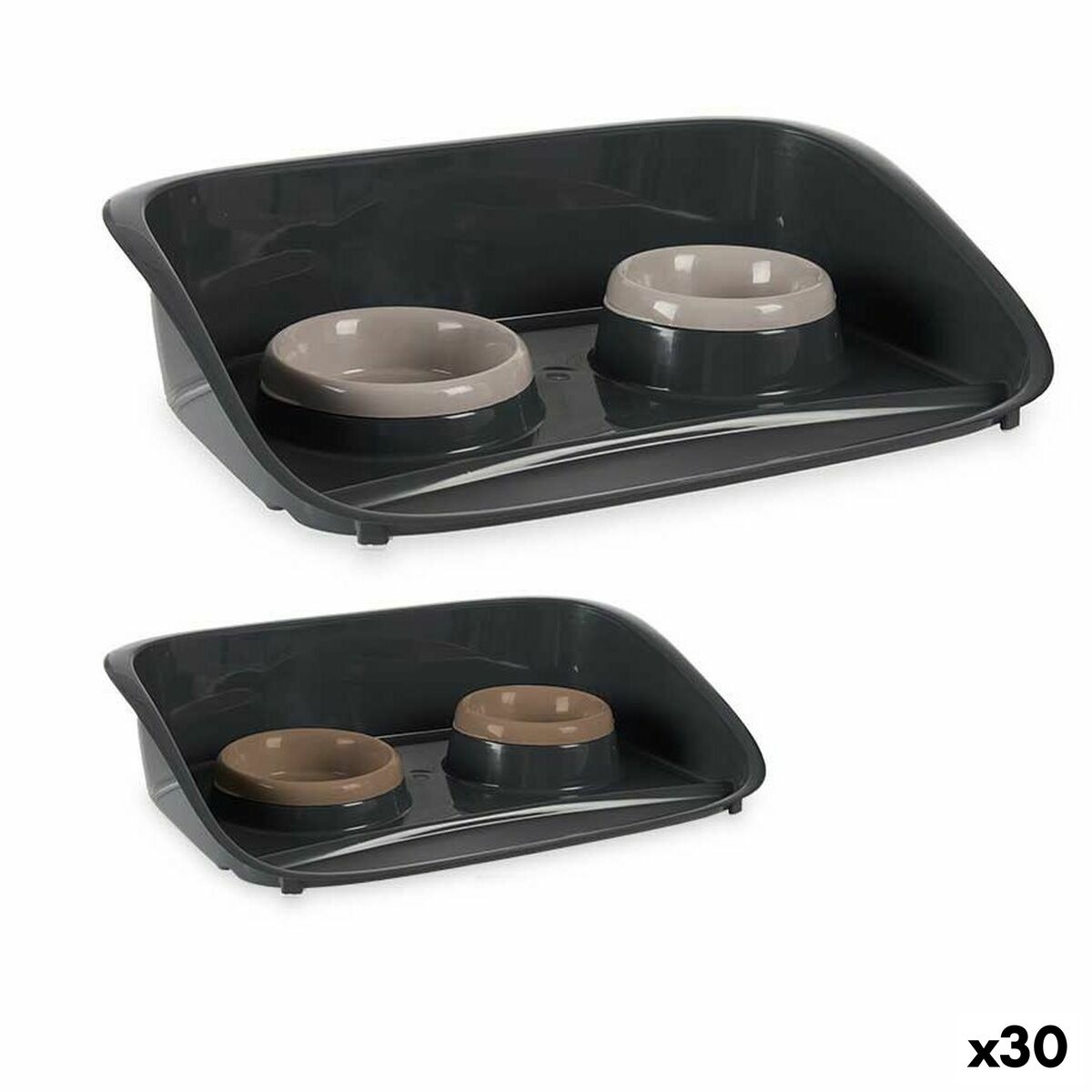 Pet feeding dish polypropylene 32,5 x 10 x 46,5 cm (30 Units) Pet feeding dish polypropylene 32,5 x 10 x 46,5 cm (30 Units)