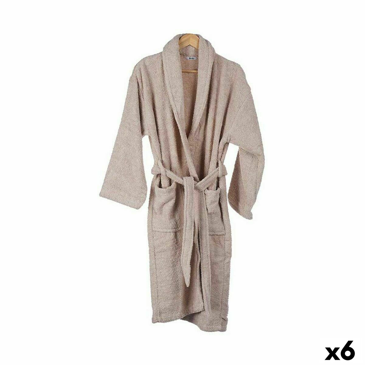 Dressing Gown Berilo REF-7/LXL Beige L/XL (6 Units) Dressing Gown Berilo REF-7/LXL Beige L/XL (6 Units)