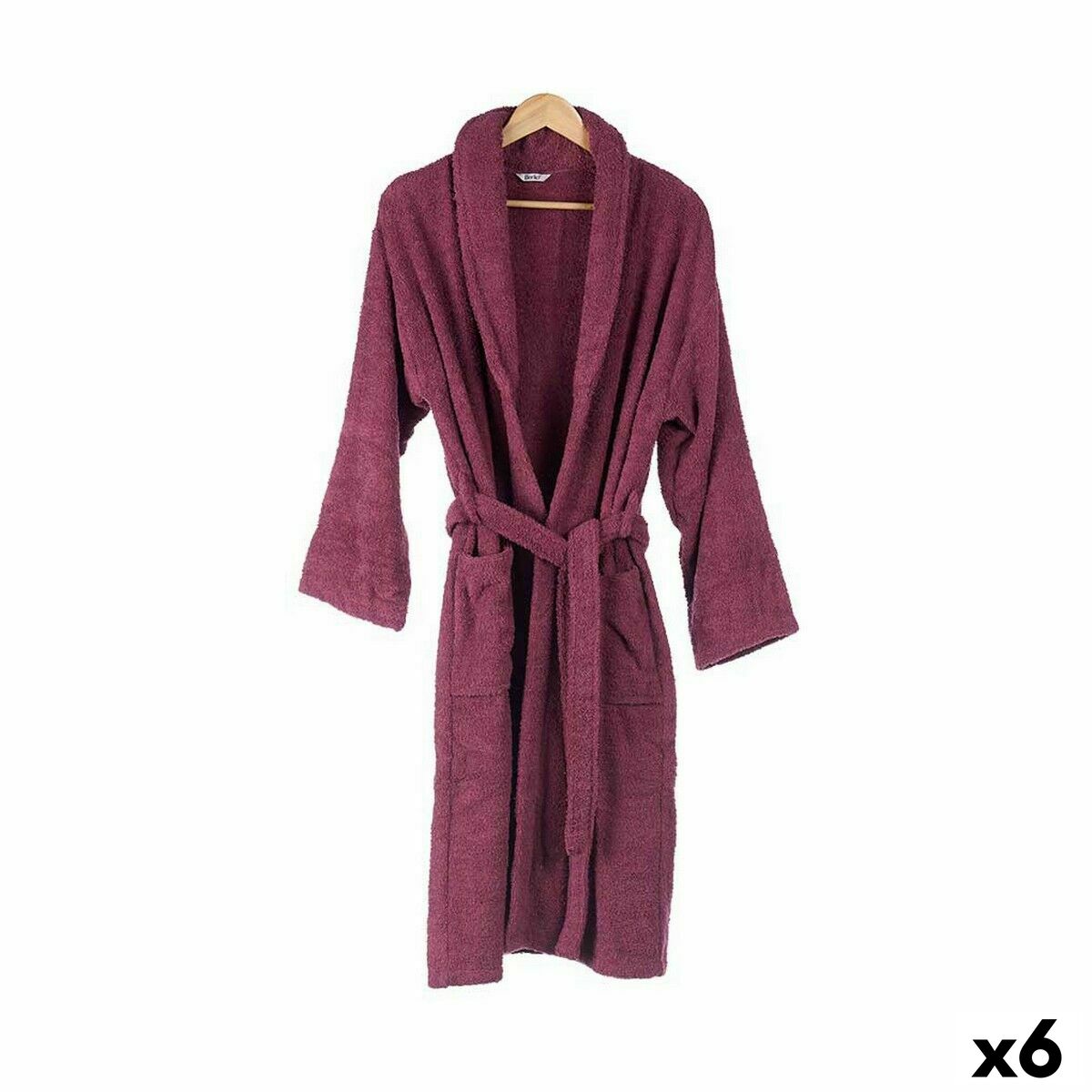 Dressing Gown Berilo REF-4/ML Red M/L (6 Units) Dressing Gown Berilo REF-4/ML Red M/L (6 Units)