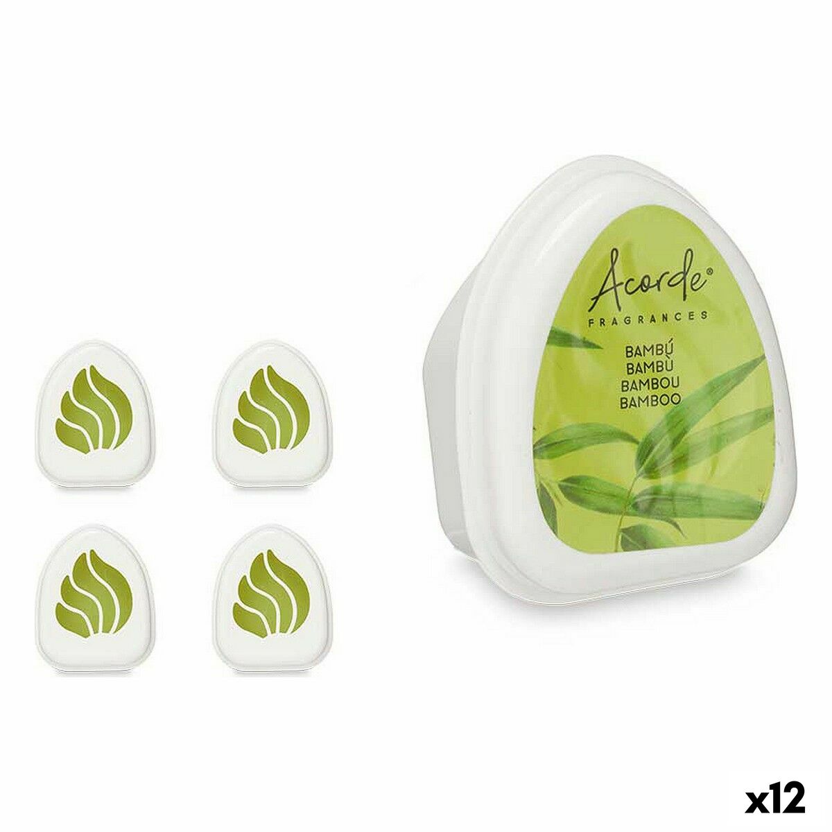 Air Freshener Set Acorde MINIG-BAMBOO Bamboo 50 g (12 Units) Air Freshener Set Acorde MINIG-BAMBOO Bamboo 50 g (12 Units)
