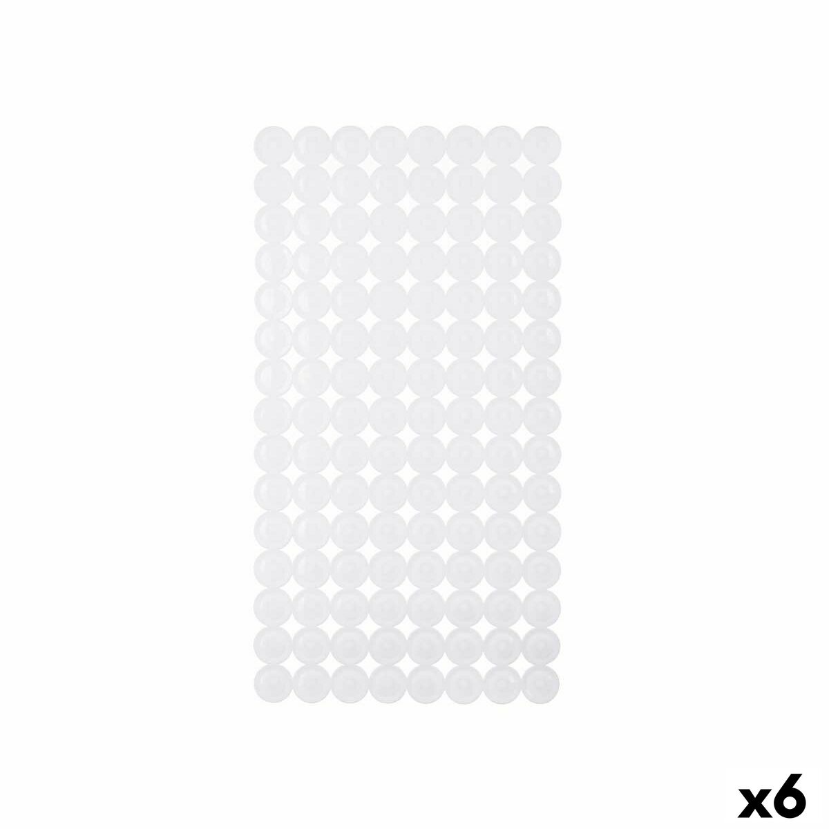 Non-slip Shower Mat Berilo BM630 – 302 White PVC 68 x 36 x 1 cm 68 x 1 x 36 cm (6 Units)