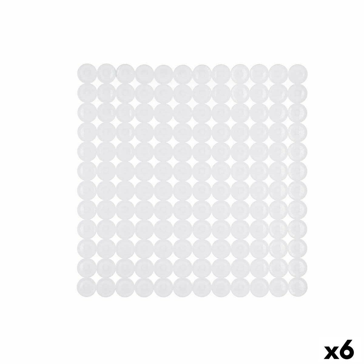 Non-slip Shower Mat Berilo CN-BM630 – 306 White PVC 68 x 36 x 1 cm (6 Units)