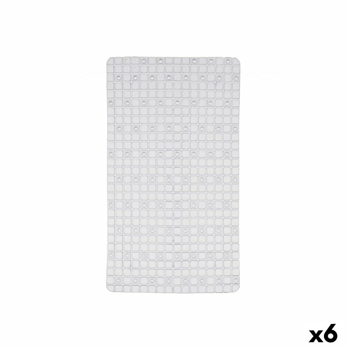 Non-slip Shower Mat Frames Transparent PVC 67,7 x 38,5 x 0,7 cm (6 Units) Non-slip Shower Mat Frames Transparent PVC 67,7 x 38,5 x 0,7 cm (6 Units)