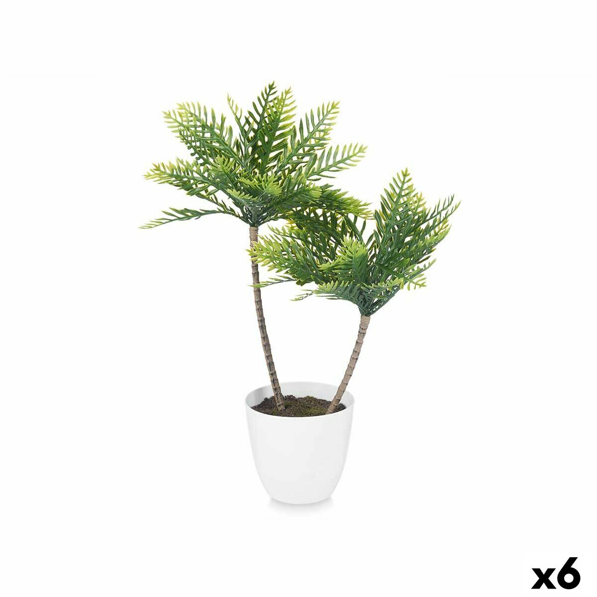 Decorative Plant Ibergarden XD19-1327 Plastic Palm tree 36 x 55,5 x 24 cm (6 Units) Decorative Plant Ibergarden XD19-1327 Plastic Palm tree 36 x 55,5 x 24 cm (6 Units)