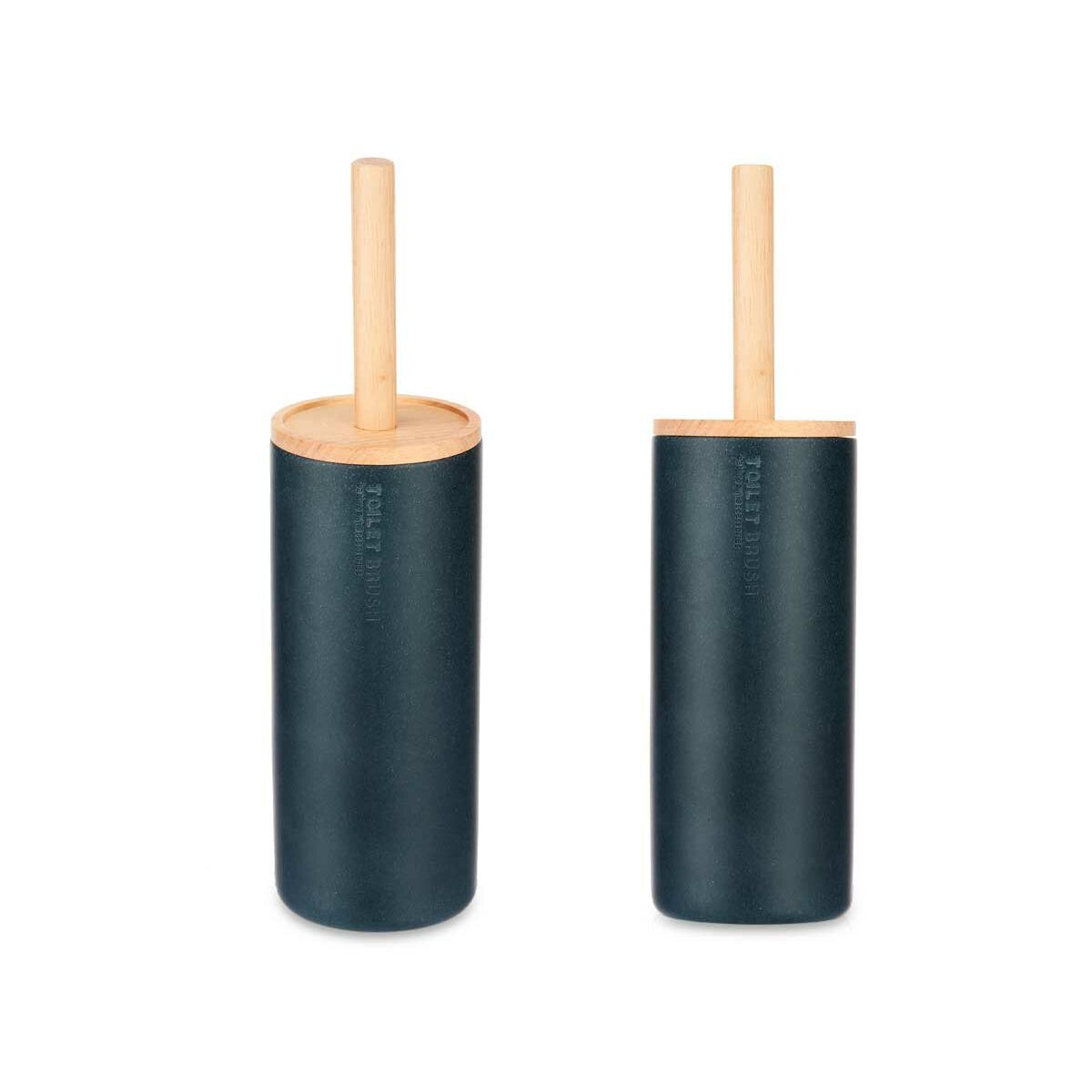 Toilet Brush Berilo B5456BC-5 – 440 Black Wood Resin 10,2 x 38 x 10,2 cm (4 Units)
