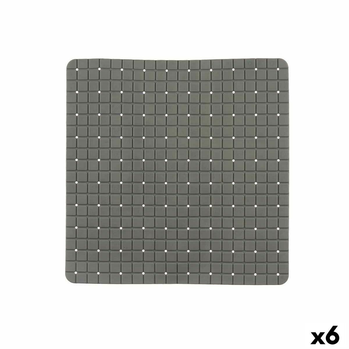 Non-slip Shower Mat Berilo BM509S -315 Grey PVC 50,3 x 50,3 x 0,7 cm Frames (6 Units) Non-slip Shower Mat Berilo BM509S -315 Grey PVC 50,3 x 50,3 x 0,7 cm Frames (6 Units)