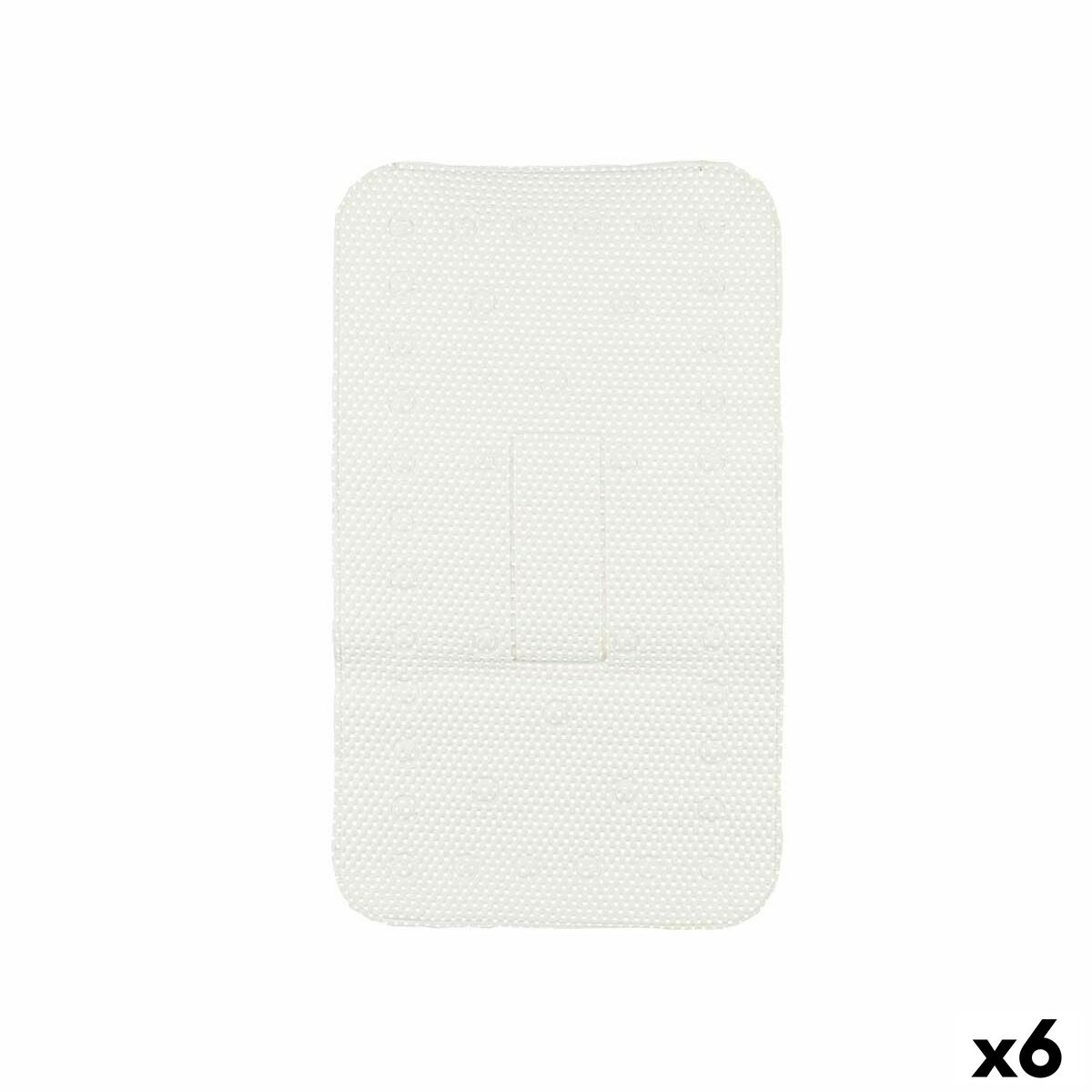 Non-slip Shower Mat Berilo BM814-4070 – 317 White PVC 69,3 x 40 x 1 cm (6 Units)