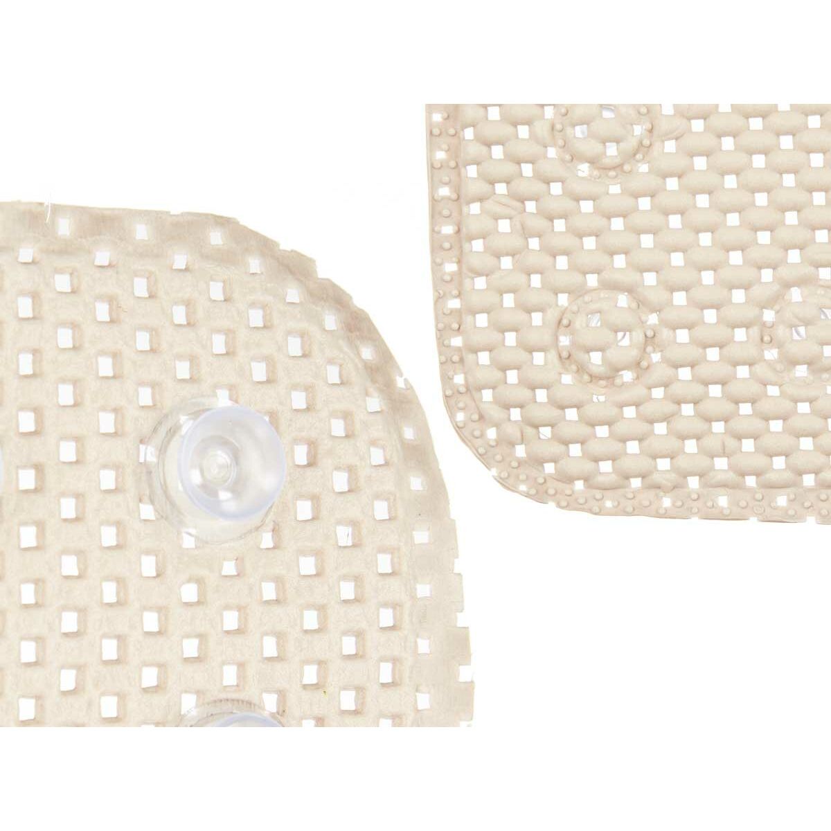 Non-slip Shower Mat Berilo BM814-5353 – 322 Beige PVC 53 x 52,5 x 1 cm (6 Units)