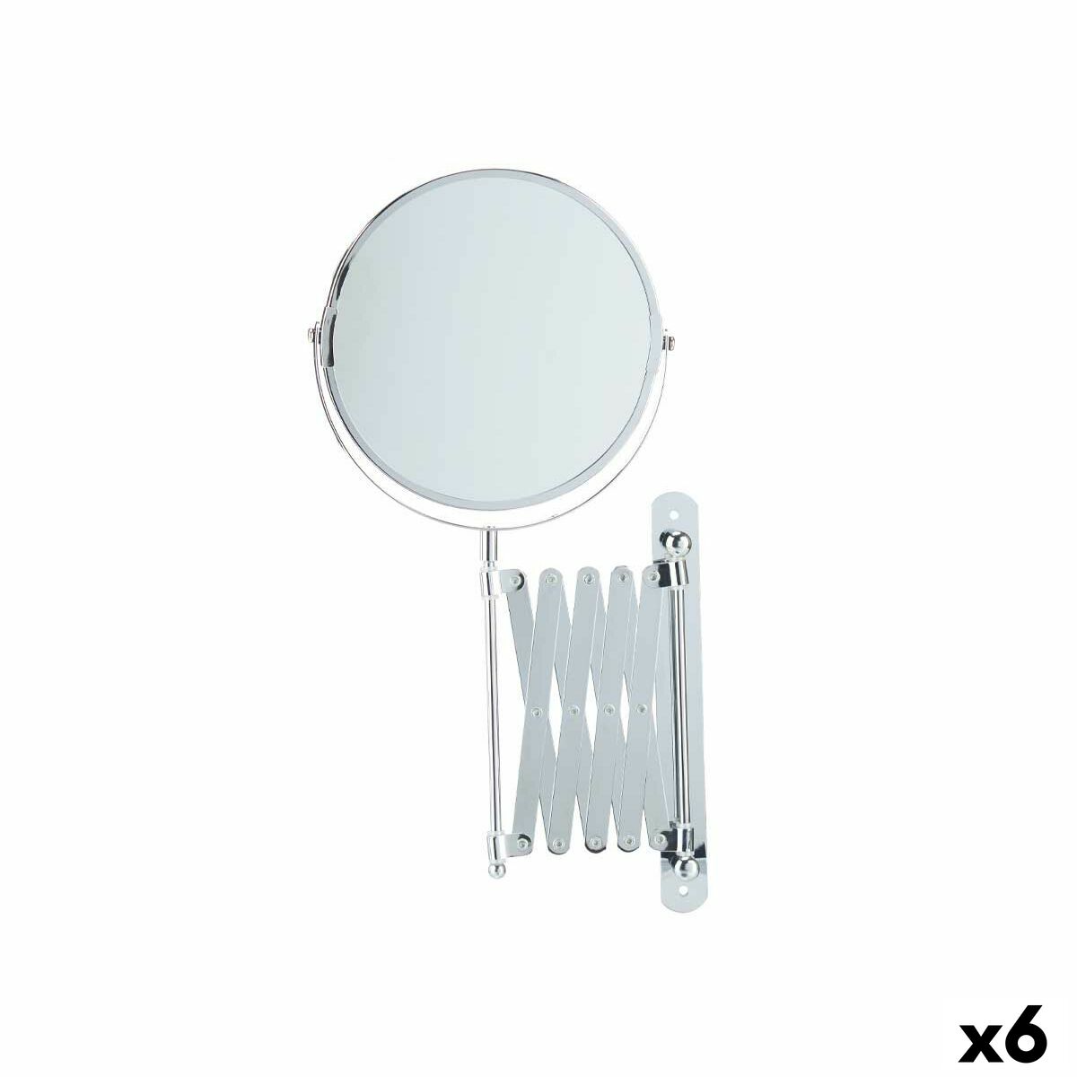 Magnifying Mirror Berilo B1613 – 345 Metal Extendable Ø 17 cm (6 Units)