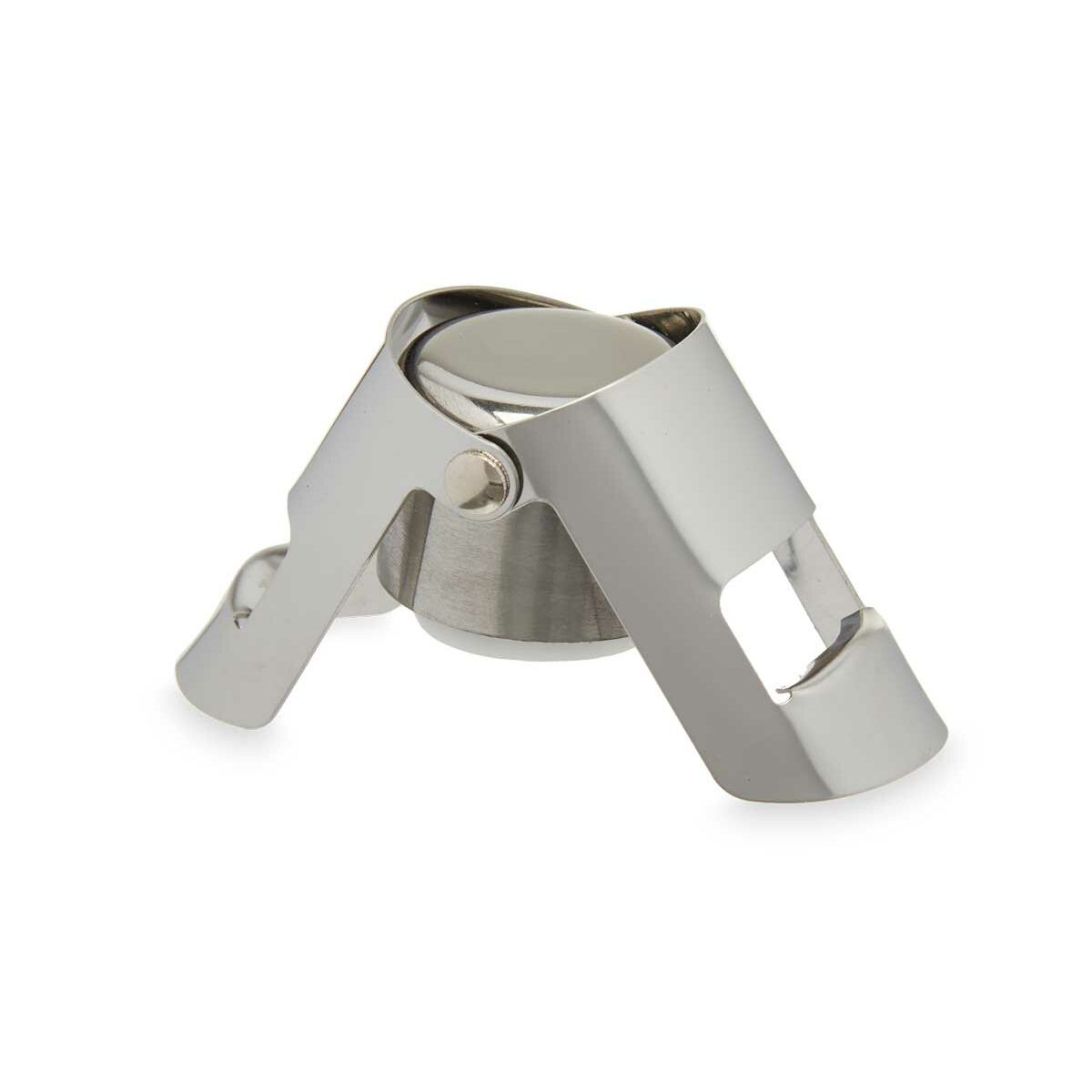Champagne stopper Kinvara KT970 Silver Silicone Stainless steel Plastic 6 x 5,5 x 3,5 cm Hermetic (12 Units)