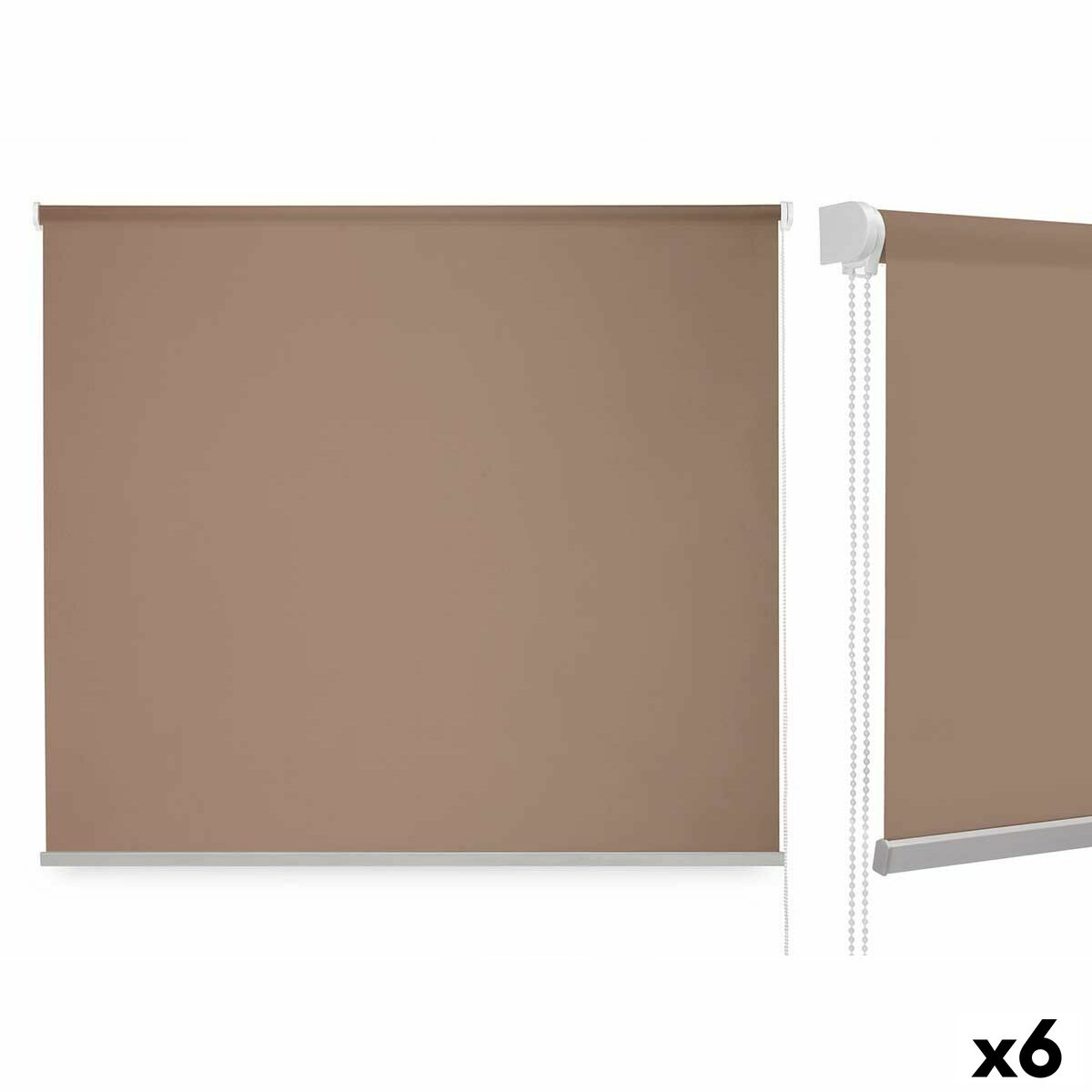 Roller blinds 150 x 180 cm Beige Cloth Plastic (6 Units) Roller blinds 150 x 180 cm Beige Cloth Plastic (6 Units)