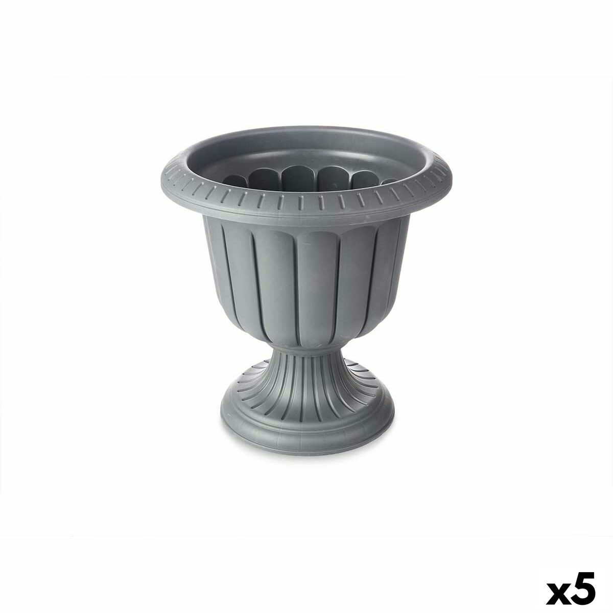Planter Ibergarden N00202102 Anthracite Plastic Wineglass 47,6 x 47 x 47,4 cm (5 Units) Planter Ibergarden N00202102 Anthracite Plastic Wineglass 47,6 x 47 x 47,4 cm (5 Units)