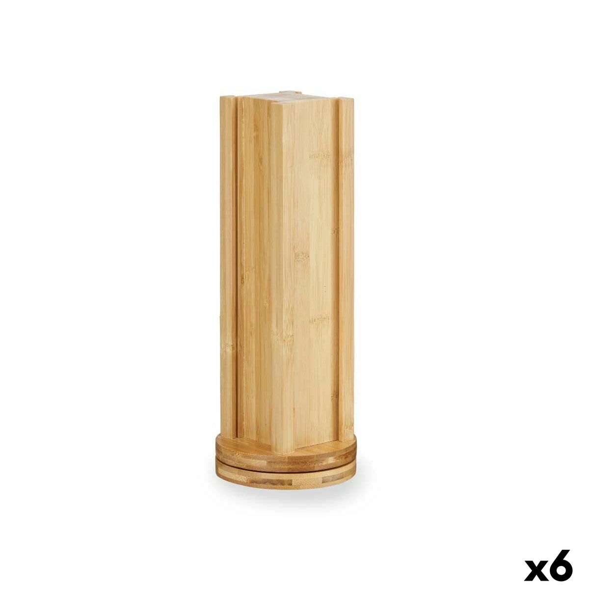 Stand for 20 Coffee Capsules Kinvara KT225036 Bamboo 11 x 11 x 34 cm Rotating (6 Units) Stand for 20 Coffee Capsules Kinvara KT225036 Bamboo 11 x 11 x 34 cm Rotating (6 Units)
