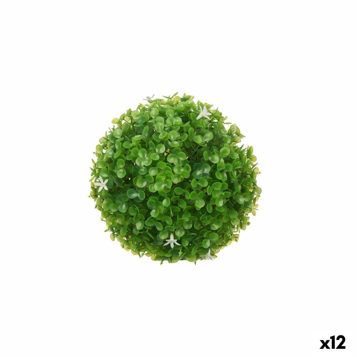 Decorative Plant Ibergarden 556 Plastic Flowers Sheets Ball 17 x 17 x 17 cm (12 Units) Decorative Plant Ibergarden 556 Plastic Flowers Sheets Ball 17 x 17 x 17 cm (12 Units)