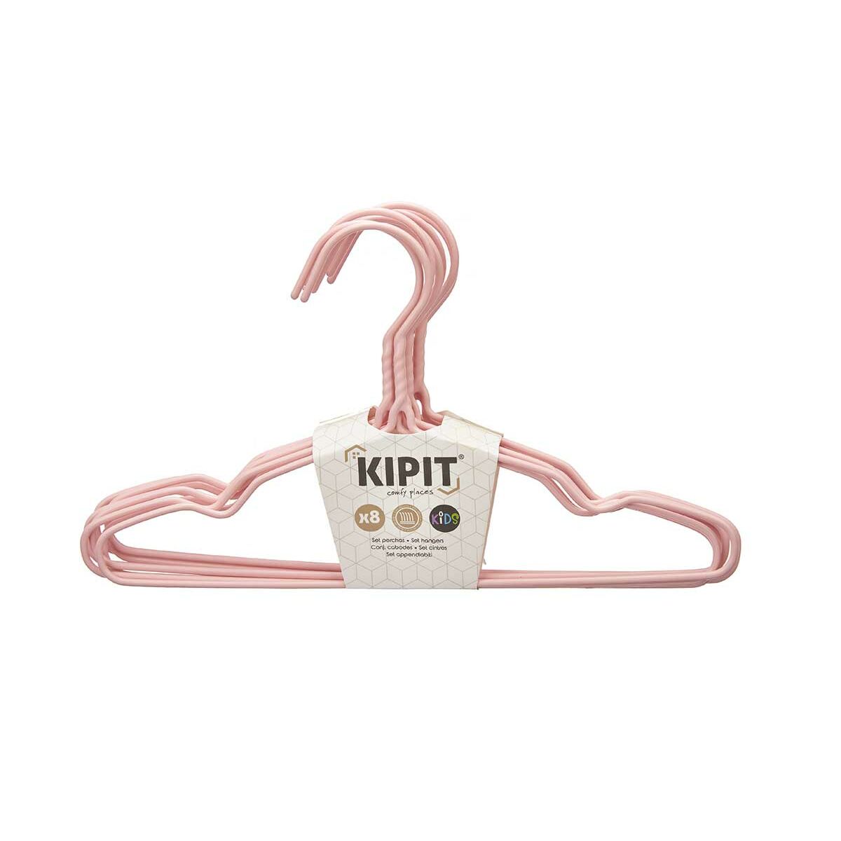 Set of Clothes Hangers Metal Silicone 9,5 x 0,3 x 18 cm (24 Units)