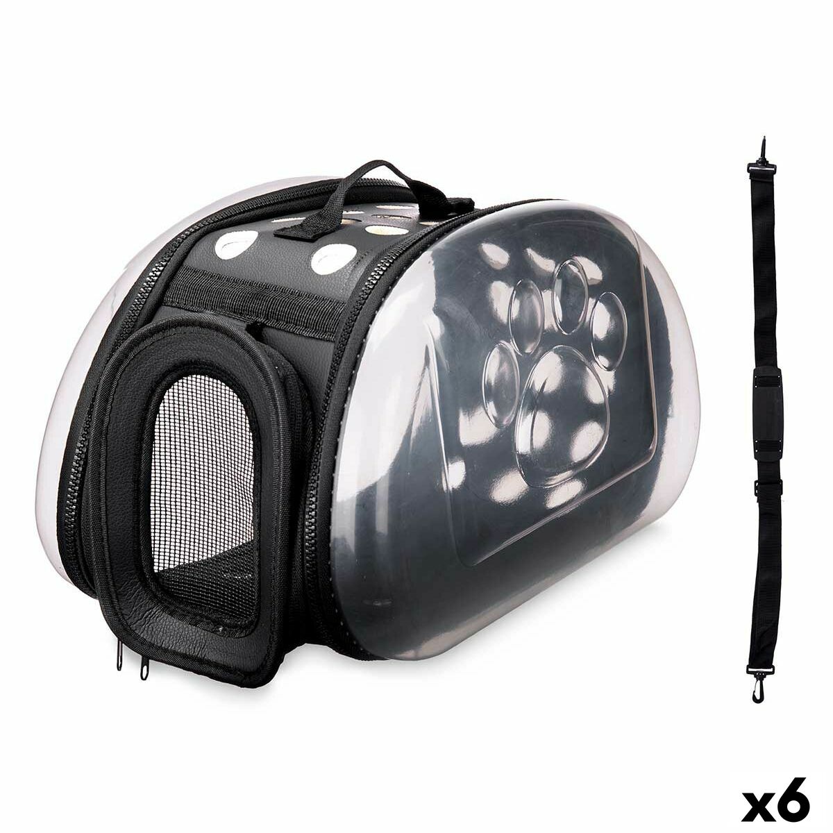 Carrier Mascow 223 Black Plastic 43 x 20 x 33 cm 37 x 17 x 22 cm (6 Units) Carrier Mascow 223 Black Plastic 43 x 20 x 33 cm 37 x 17 x 22 cm (6 Units)