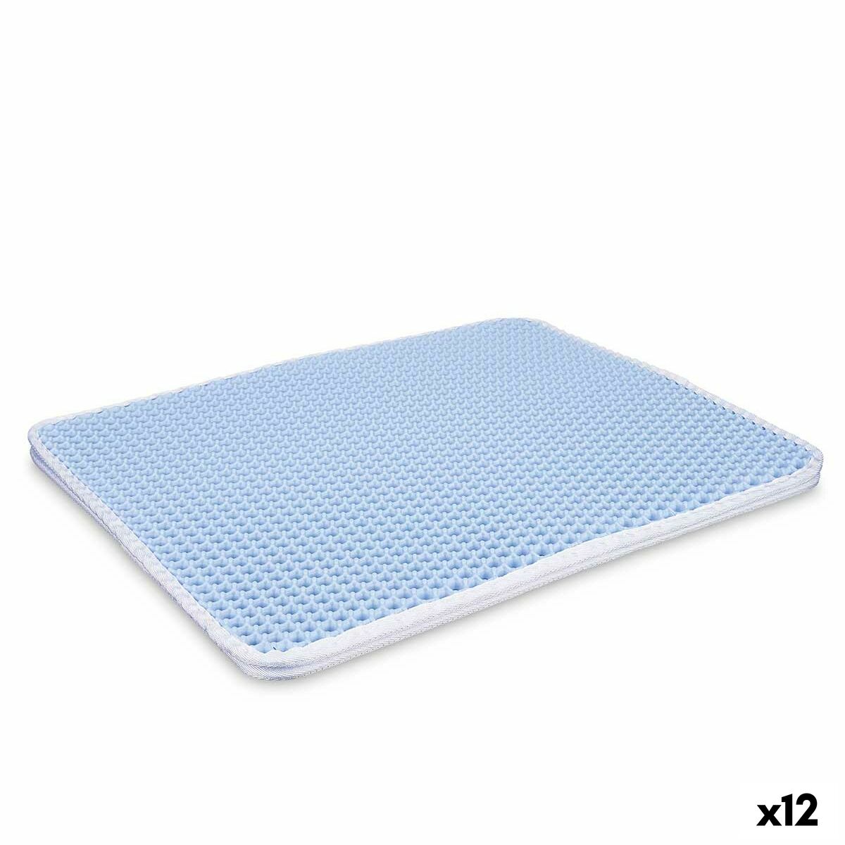 Cat Litter Tray Mat Blue 50 x 40 x 1,5 cm (12 Units) Cat Litter Tray Mat Blue 50 x 40 x 1,5 cm (12 Units)