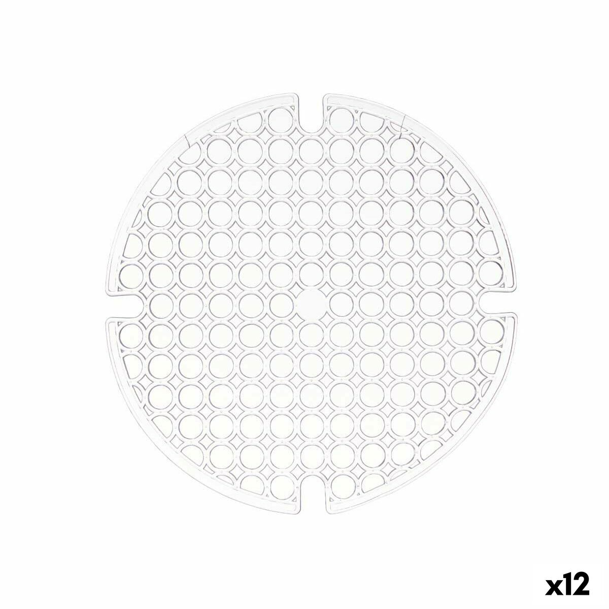 Non-slip Mat Kinvara 29100272 Transparent Plastic 29 x 0,1 x 29 cm Sink (12 Units) Non-slip Mat Kinvara 29100272 Transparent Plastic 29 x 0,1 x 29 cm Sink (12 Units)