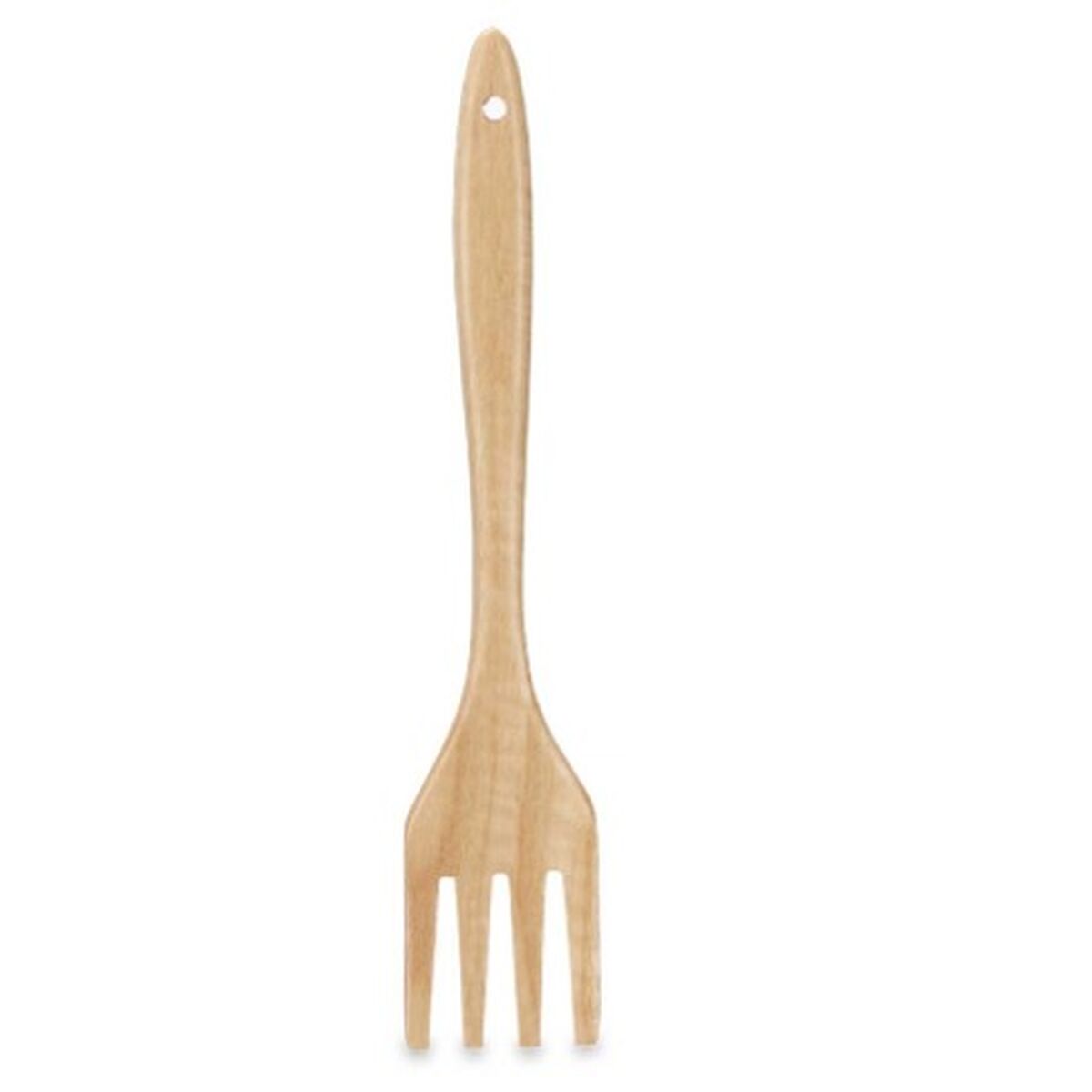 Kitchen Spatula Kinvara KT143045-1 Wood 7 x 35 x 2 cm Fork (12 Units)