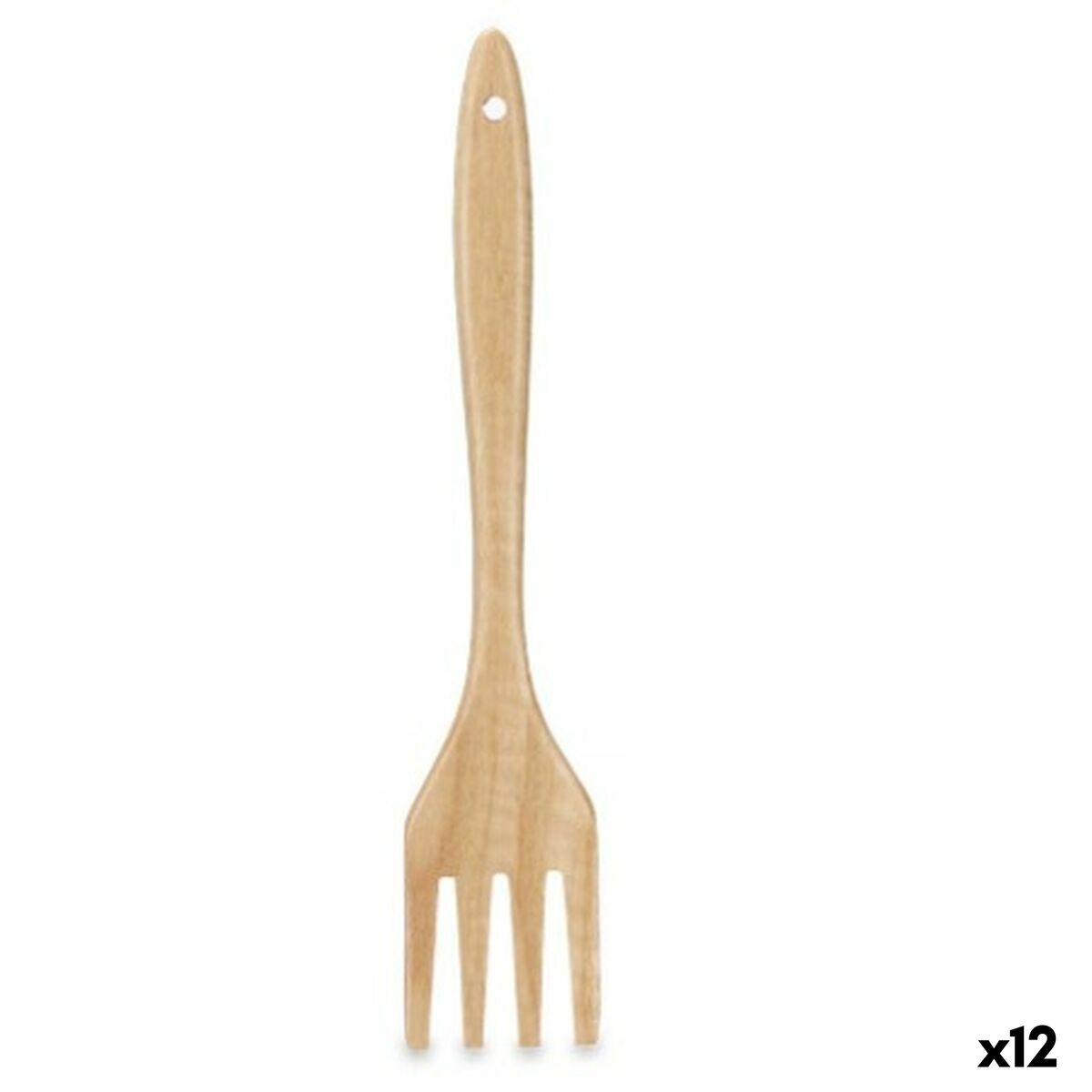 Kitchen Spatula Kinvara KT143045-1 Wood 7 x 35 x 2 cm Fork (12 Units) Kitchen Spatula Kinvara KT143045-1 Wood 7 x 35 x 2 cm Fork (12 Units)