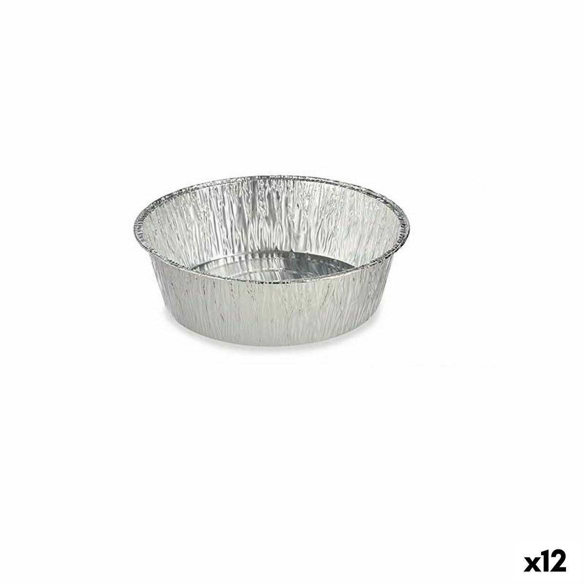 Set of Food Trays Kinvara 30287 Disposable Circular 12 Units