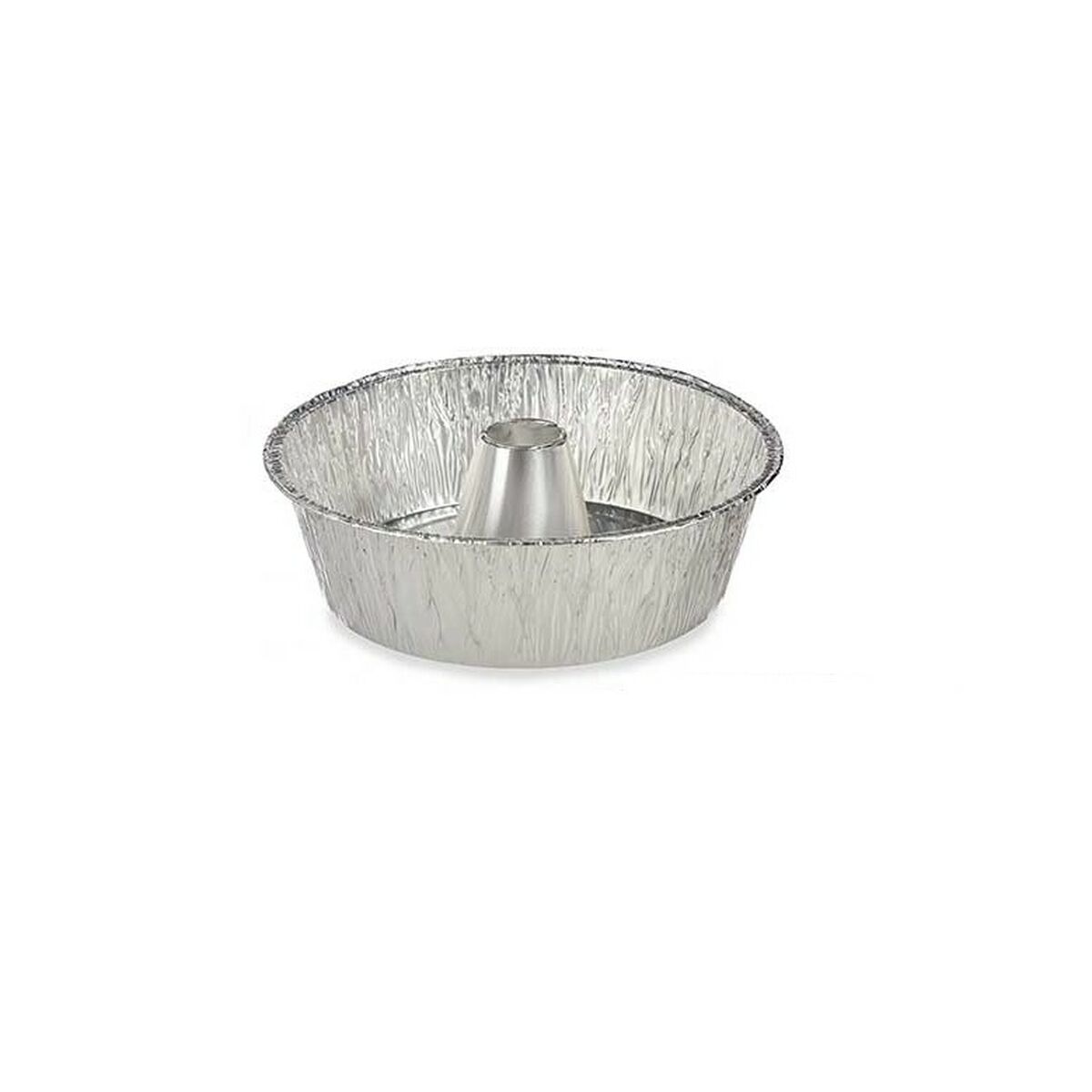 Flan Mould Kinvara 30287C Silver Aluminium 25 x 7,7 x 25 cm Disposable Crème Caramel (12 Units)