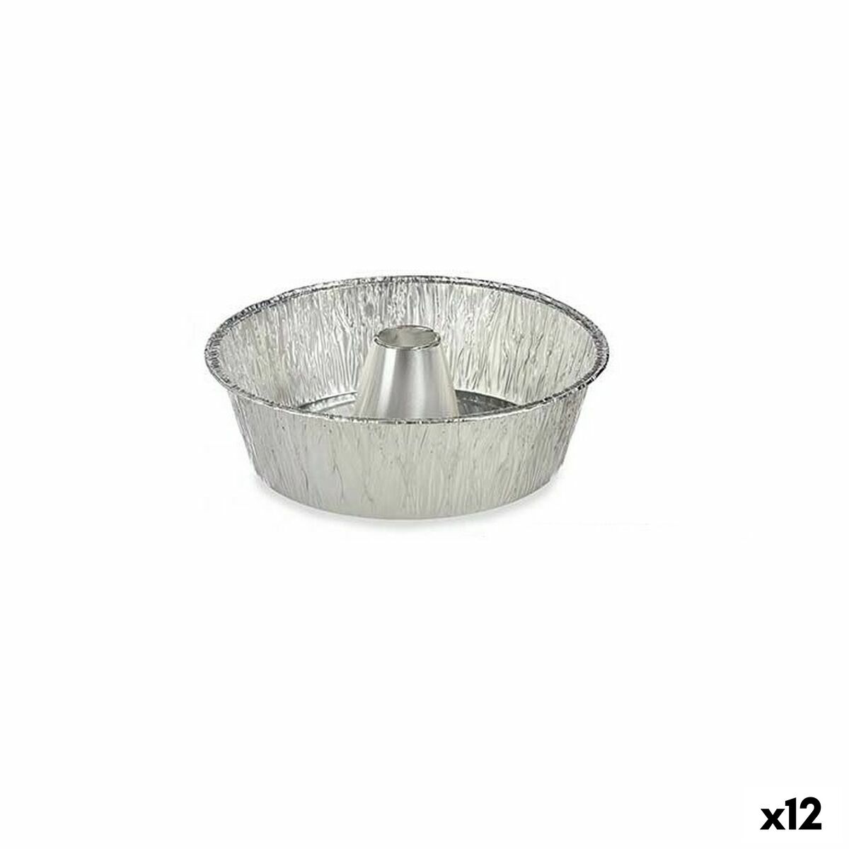 Flan Mould Kinvara 30287C Silver Aluminium 25 x 7,7 x 25 cm Disposable Crème Caramel (12 Units) Flan Mould Kinvara 30287C Silver Aluminium 25 x 7,7 x 25 cm Disposable Crème Caramel (12 Units)