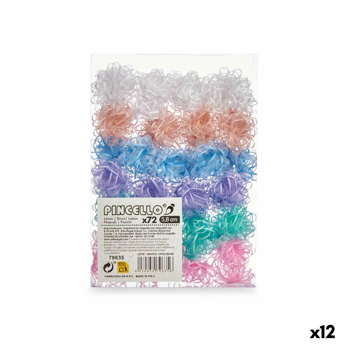 Loops Pincello 11 PVC 5,8 cm Multicolour (12 Units) Loops Pincello 11 PVC 5,8 cm Multicolour (12 Units)