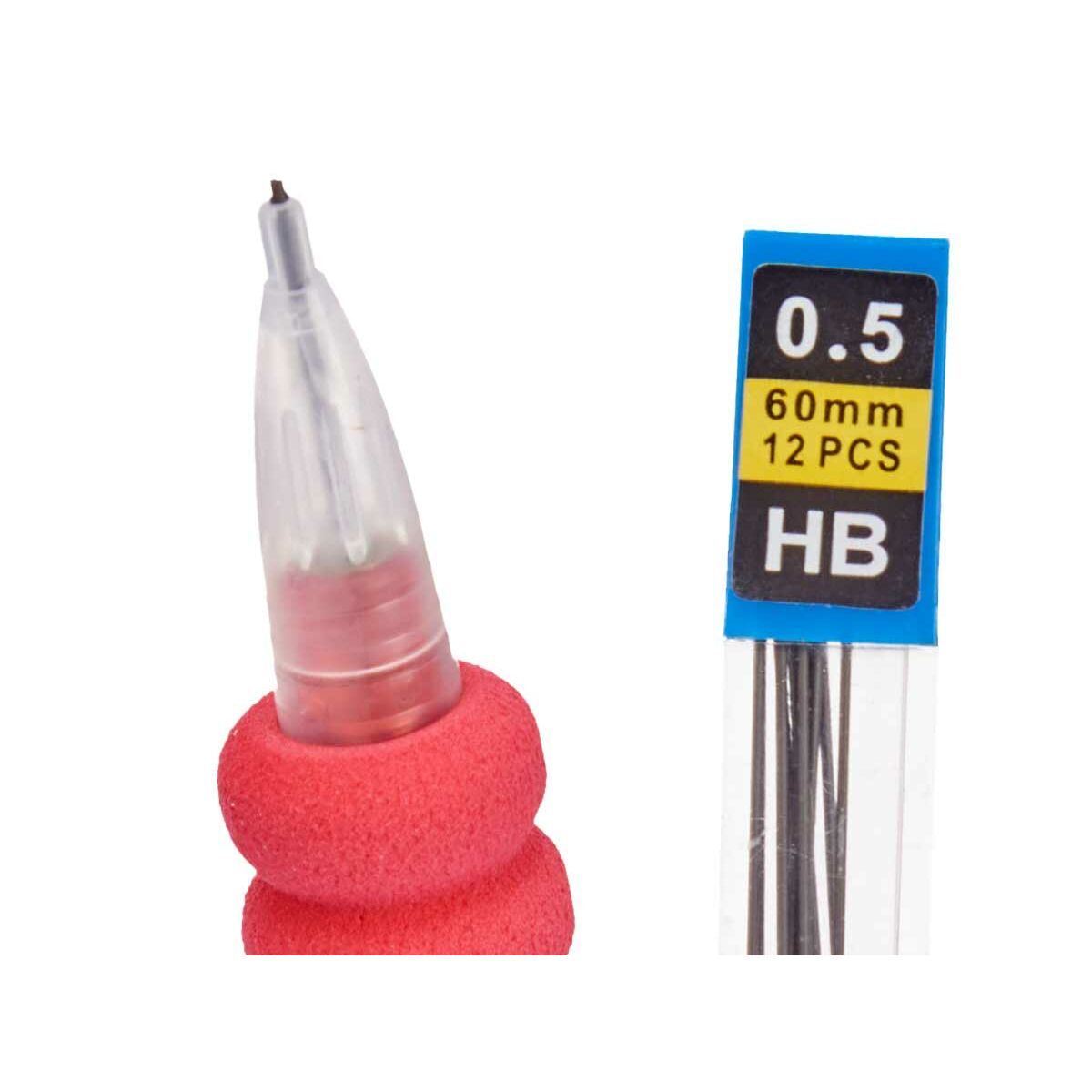 Pencil Lead Holder Pincello 475 Blue Red Green Pencil Leads 0.5 mm (12 Units)