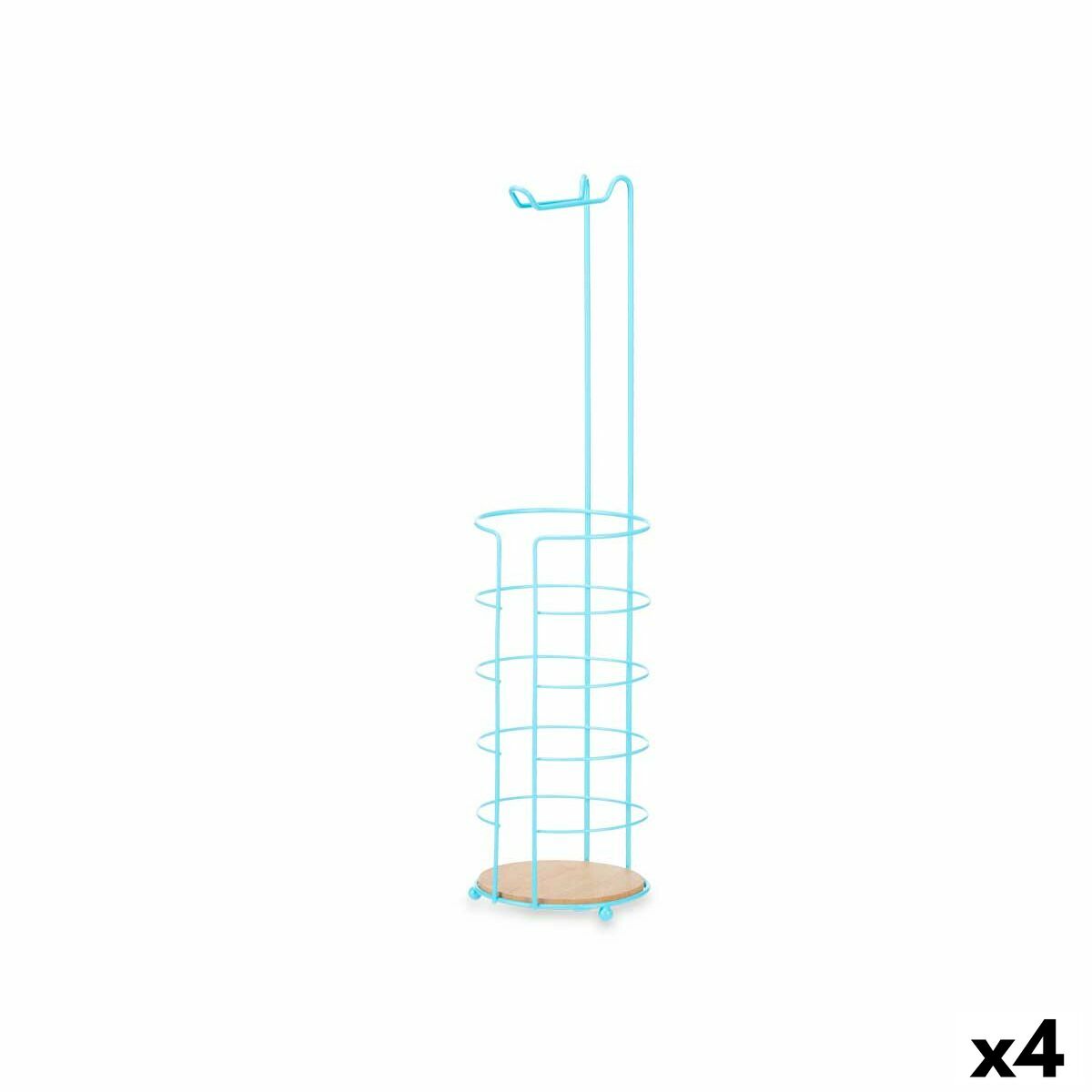 Toilet Roll Holder Berilo W7276PB – 388 Blue 16,5 x 63,5 x 16,5 cm (4 Units)