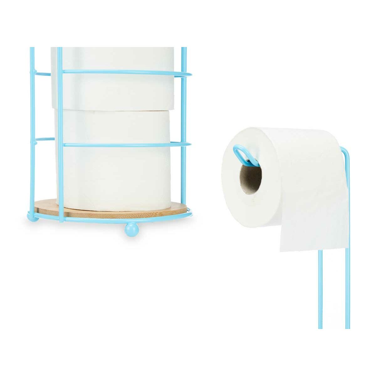 Toilet Roll Holder Berilo W7276PB – 388 Blue 16,5 x 63,5 x 16,5 cm (4 Units)