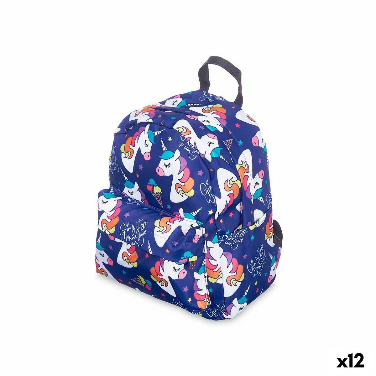 School Bag Pincello 586 Multicolour 28 x 12 x 22 cm Unicorn (12 Units) School Bag Pincello 586 Multicolour 28 x 12 x 22 cm Unicorn (12 Units)
