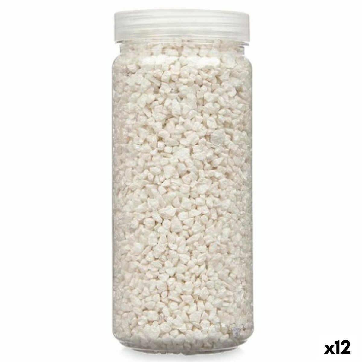 Decorative Stones White 2 – 5 mm 700 g (12 Units)