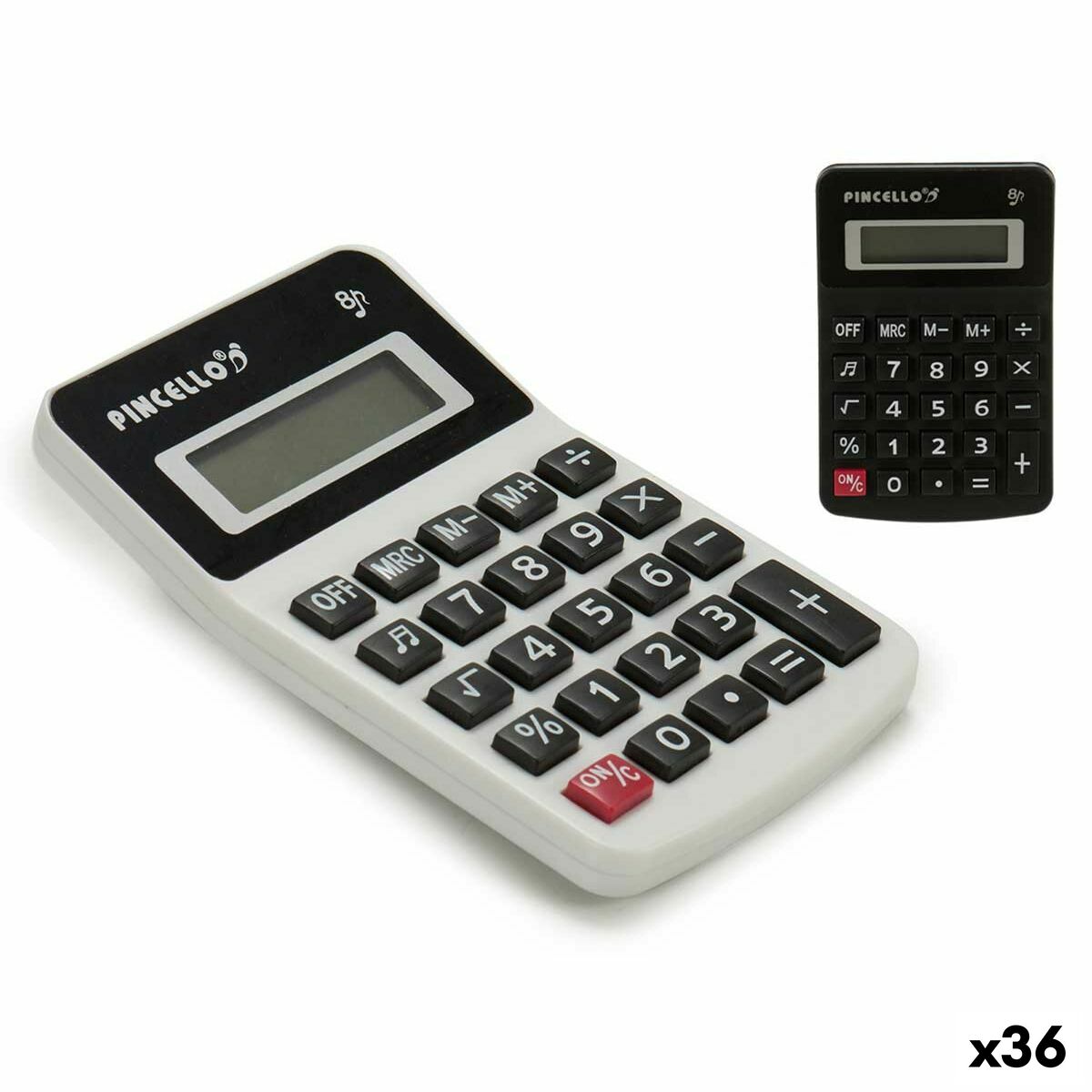 Calculator Pincello CN-185A Black Plastic Solar Small Calculator Pincello CN-185A Black Plastic Solar Small